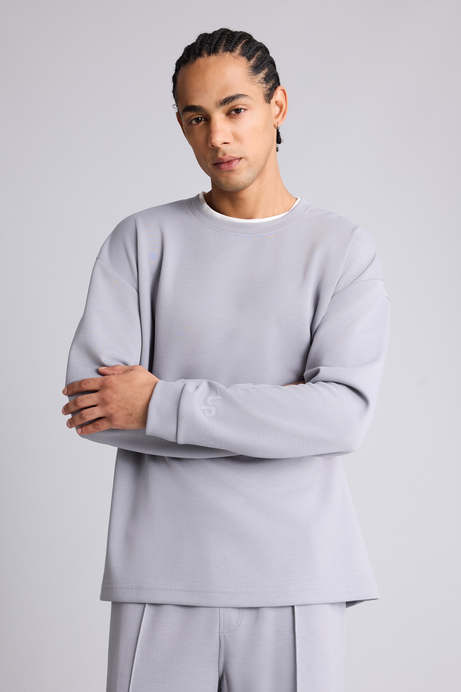 DeFacto Boxy Fıt Skuba Dalgıç Kumaş Sweatshirt görsel 4