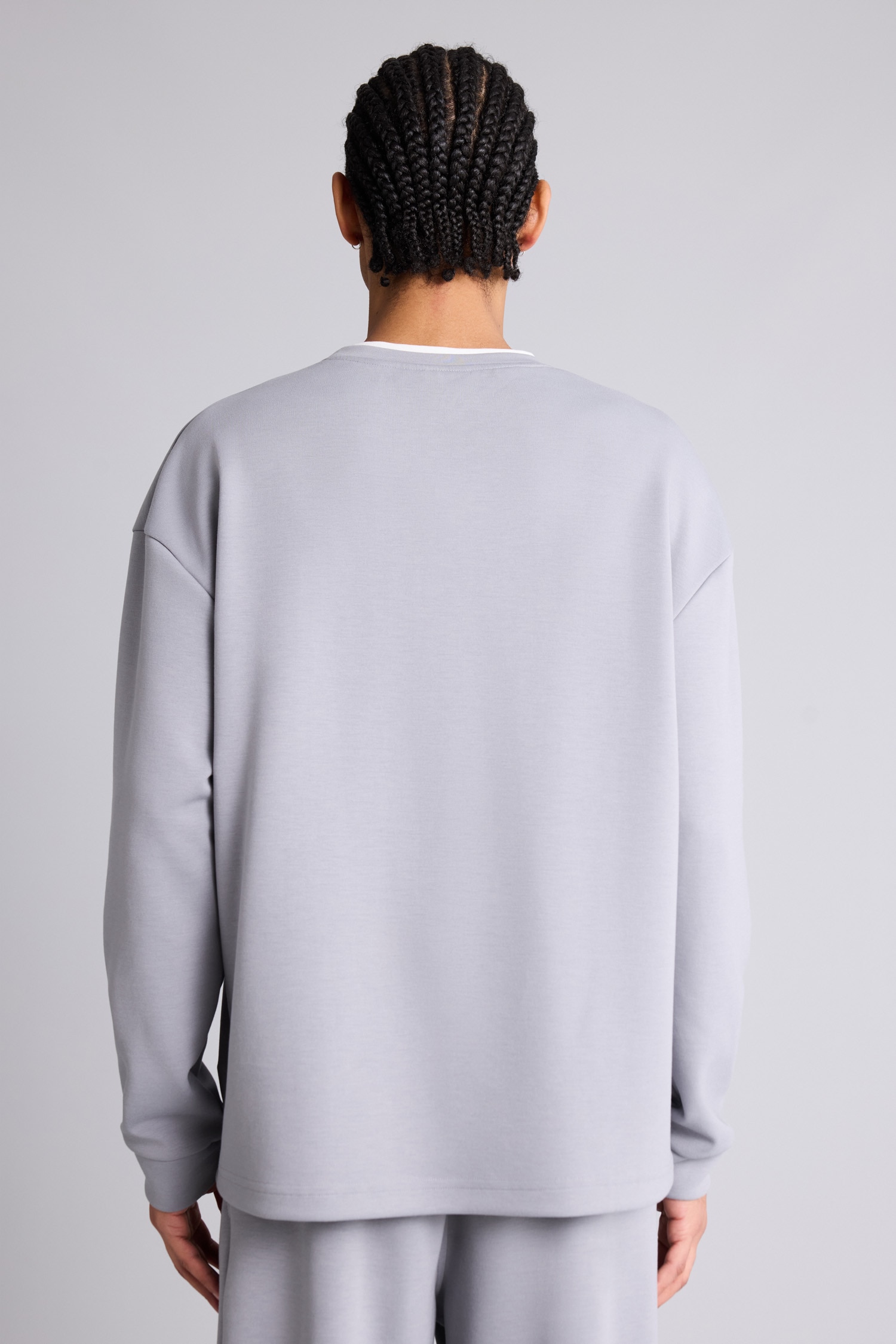 DeFacto Boxy Fıt Skuba Dalgıç Kumaş Sweatshirt görsel 6