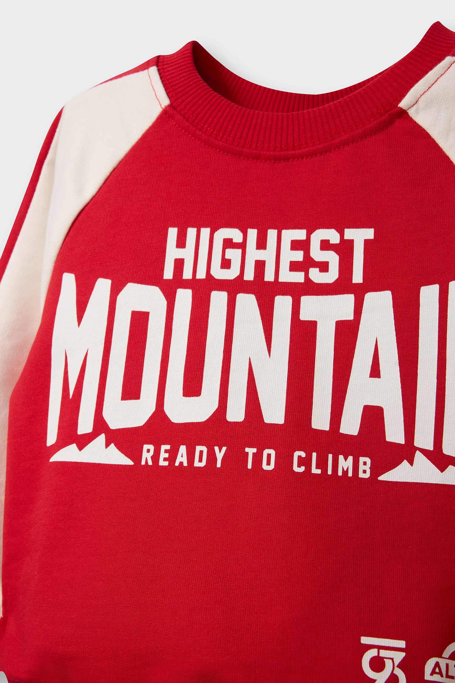 Erkek Bebek 2'li Takım Baskılı Sweatshirt Eşofman Altı