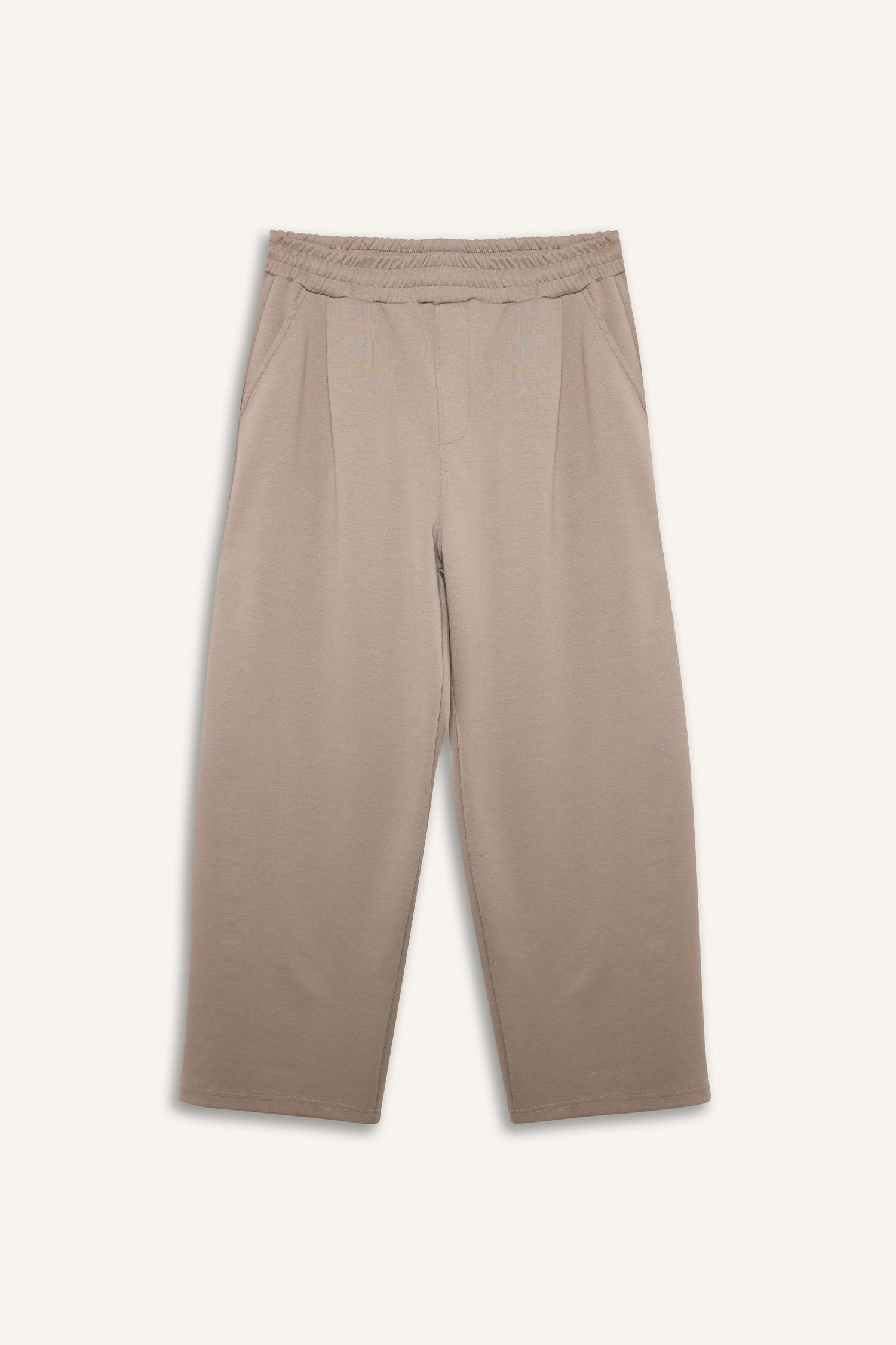 DeFacto Barrel Fıt Skuba Dalgıç Kumaş Jogger görsel 6