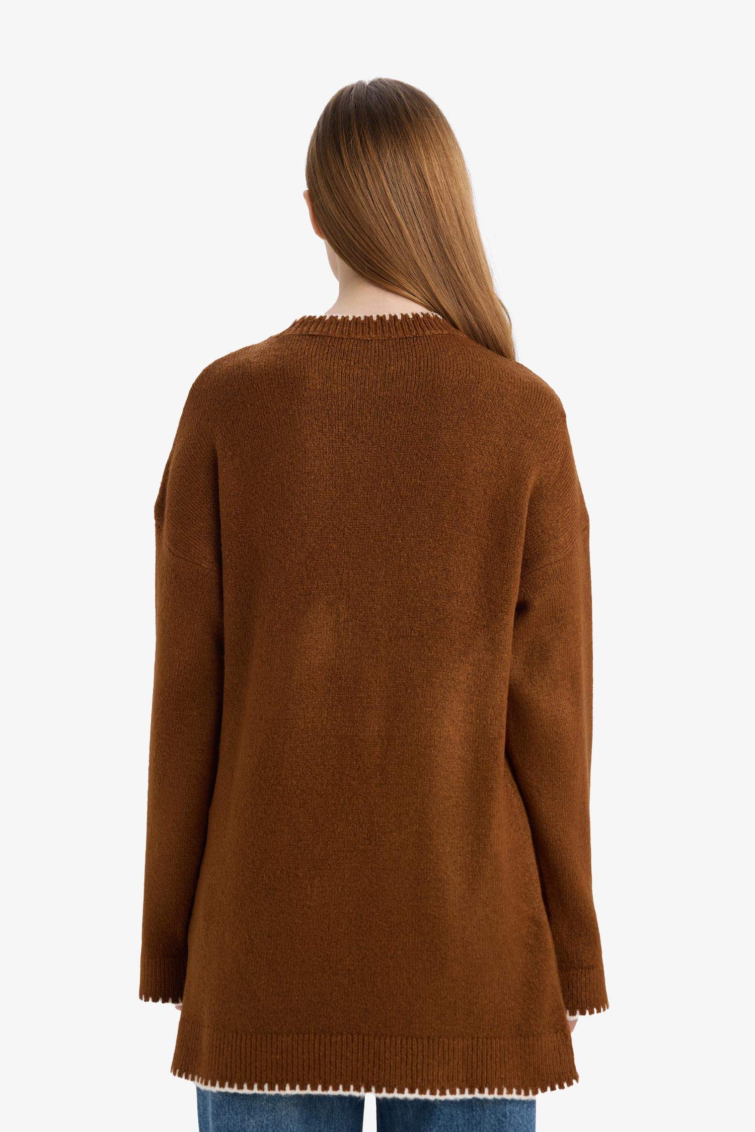 بلوز صوف تريكو قصة عادية