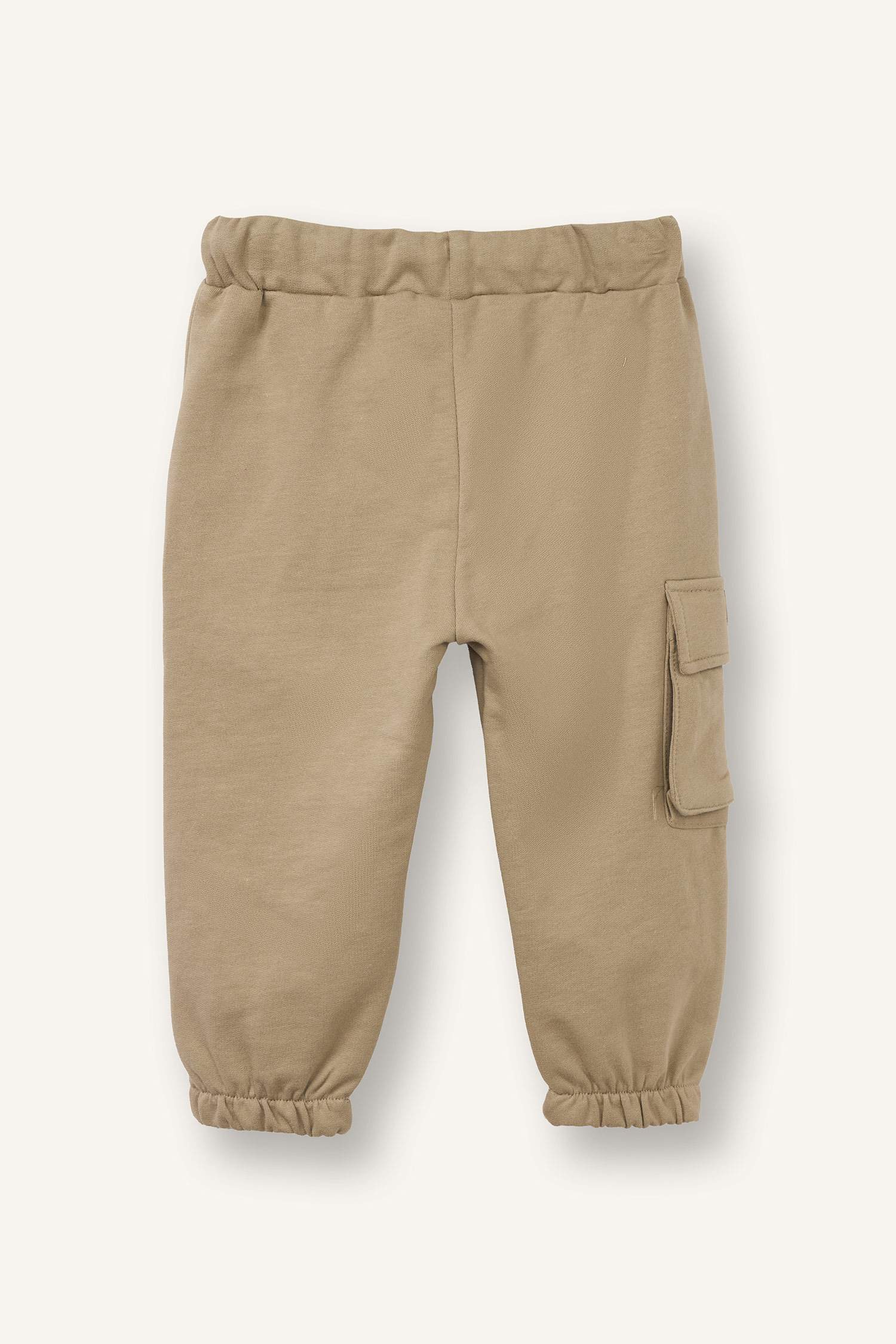 Regular Fıt Sweatshirt Kumaşı Pantolon Erkek Bebek