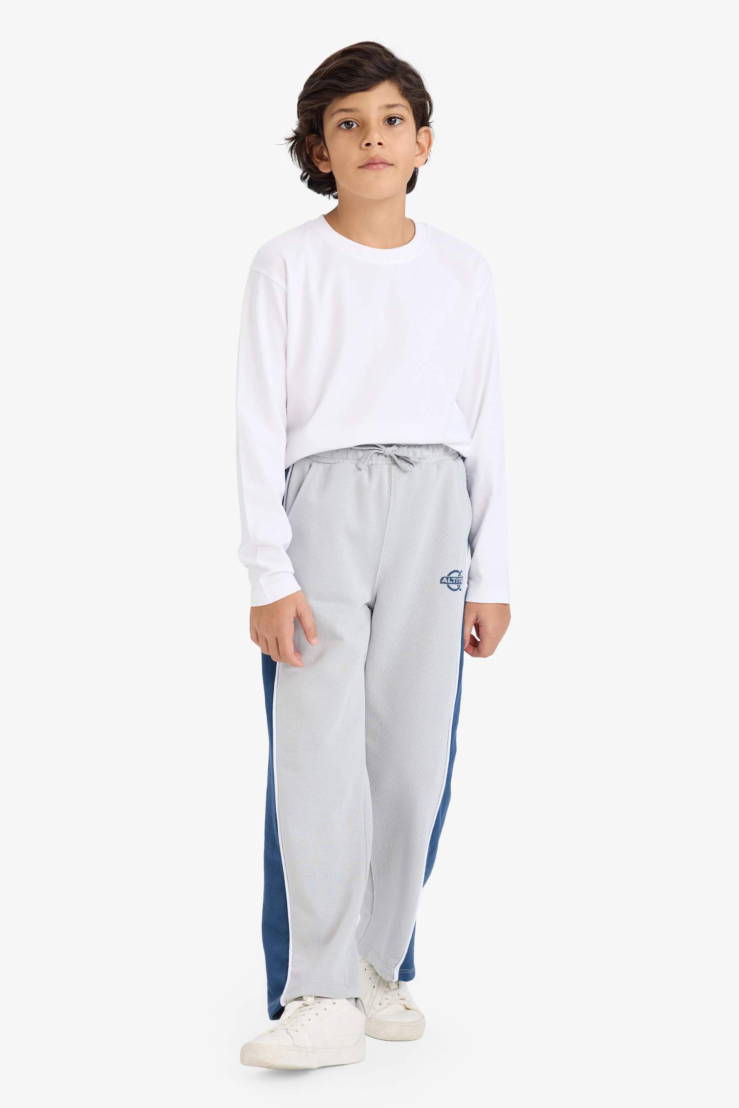 Erkek Çocuk Beli Lastikli Baskılı Eşofman Altı