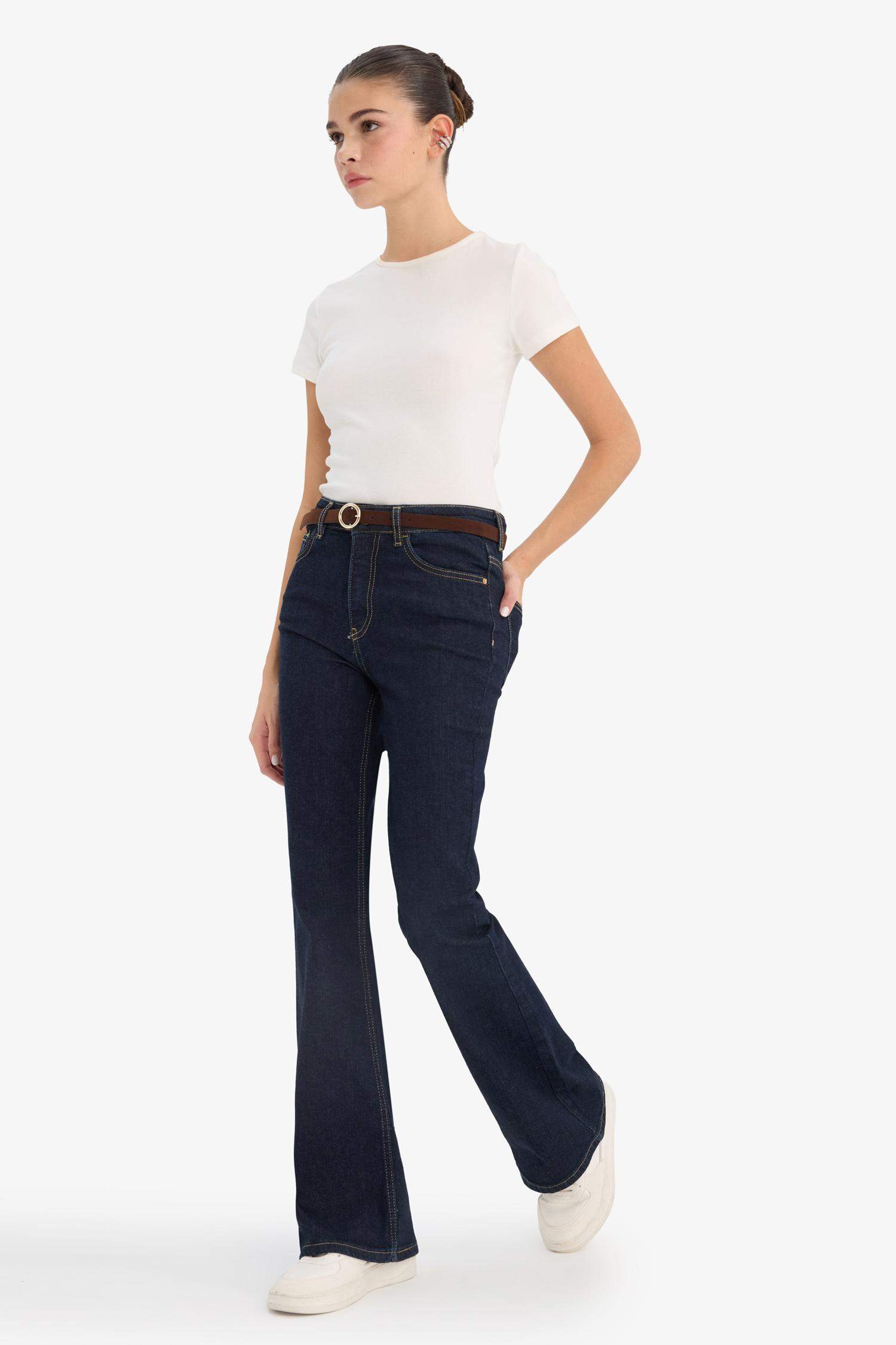 Mia Flare Fit High Waist Long Jeans
