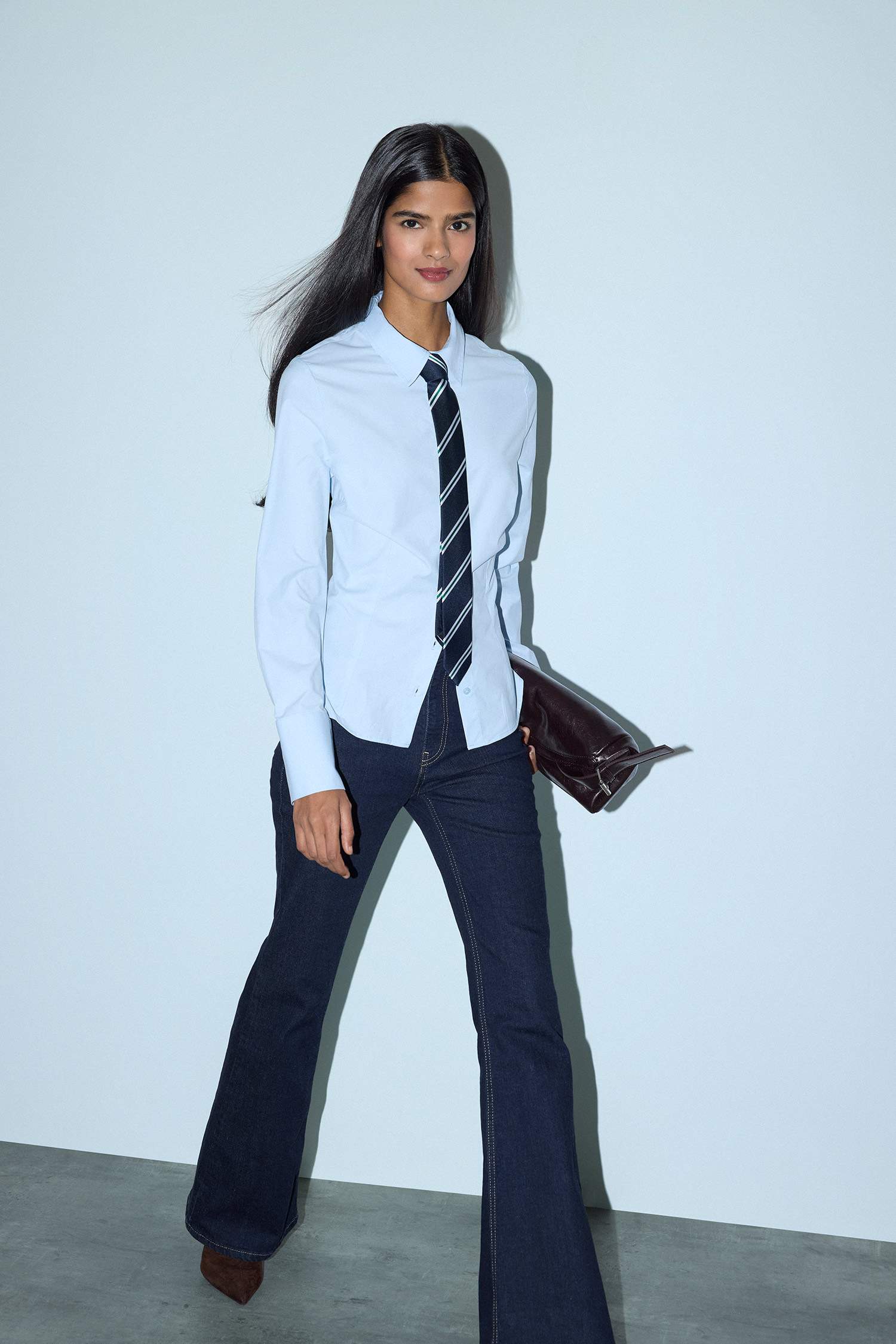 Mia Flare Fit Yüksek Bel Uzun Jean Pantolon