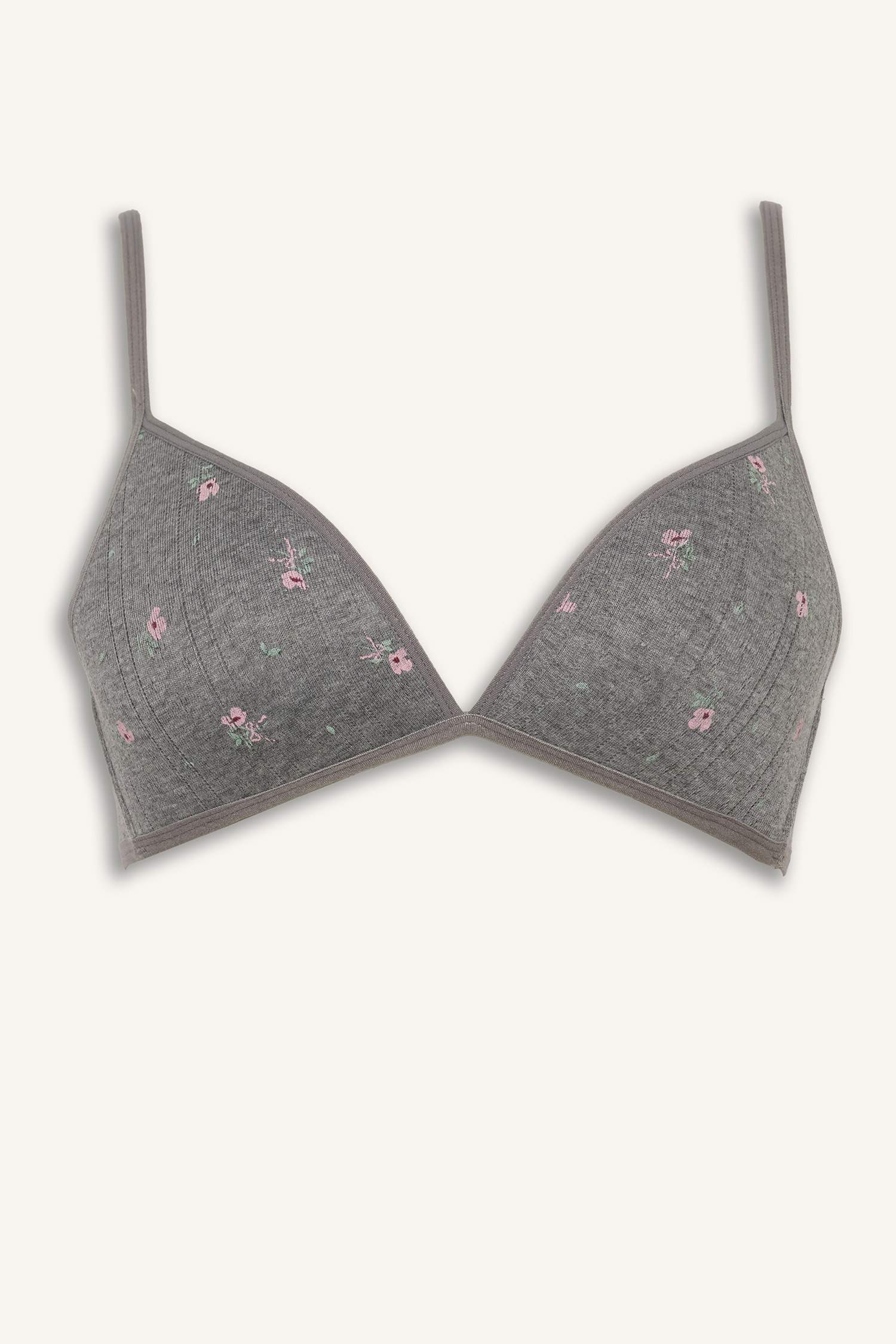 Kaplı Dolgusuz Balensiz Tişört Bra