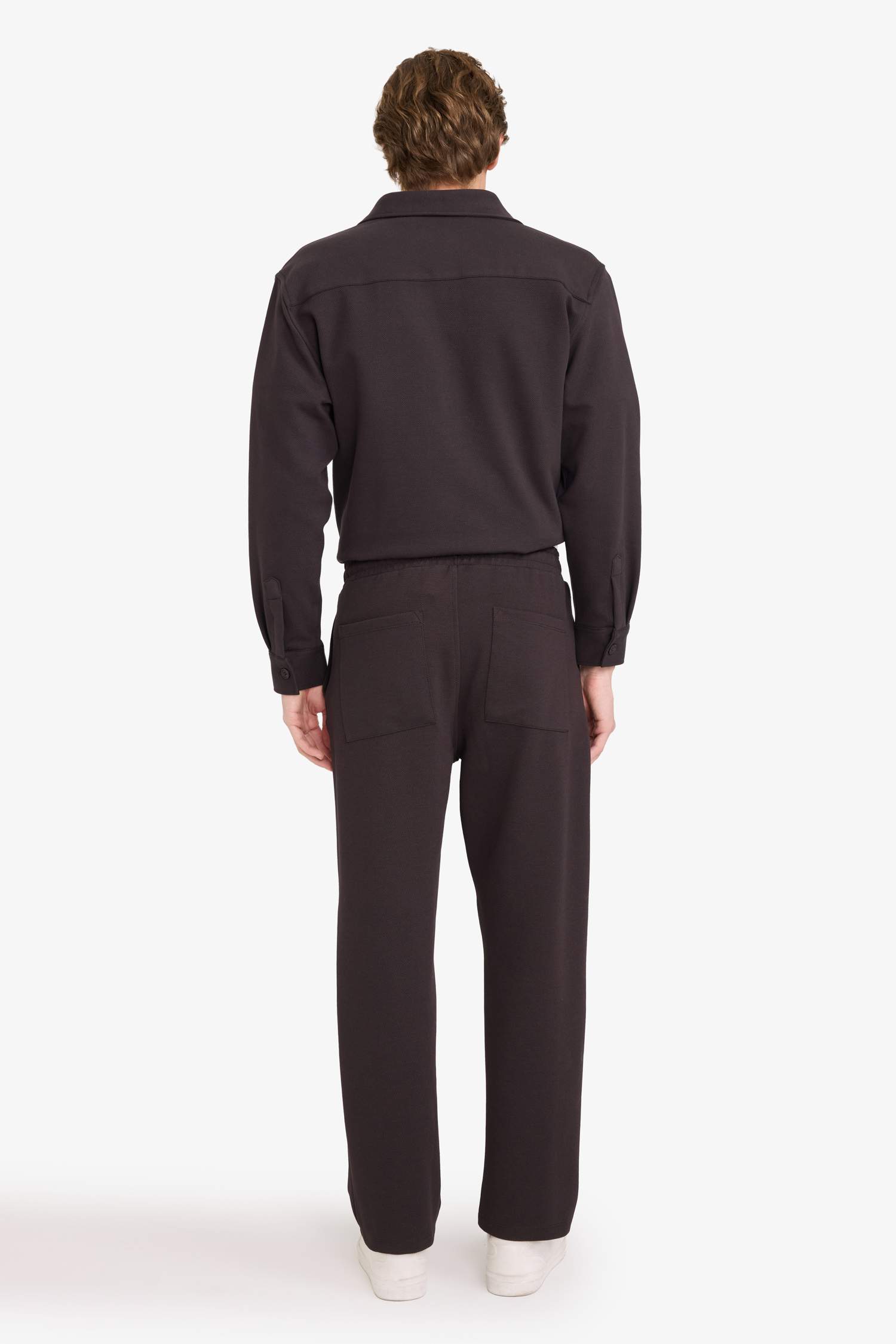 Relax Fit Beli Bağcıklı Jogger Pantolon