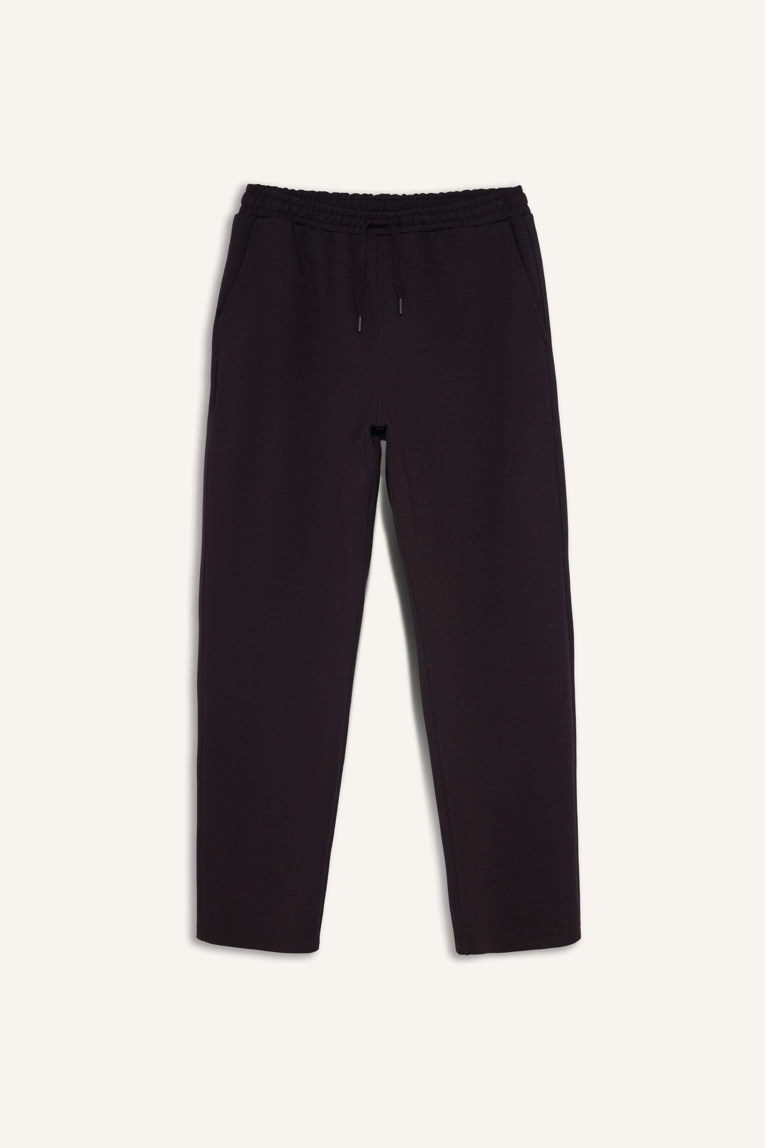 Relax Fit Beli Bağcıklı Jogger Pantolon