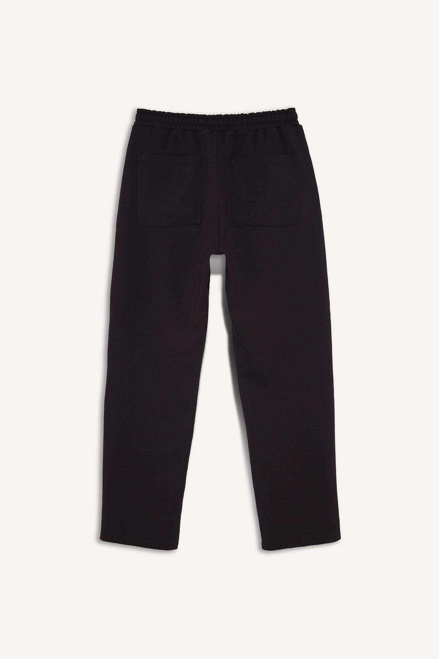 Relax Fit Beli Bağcıklı Jogger Pantolon