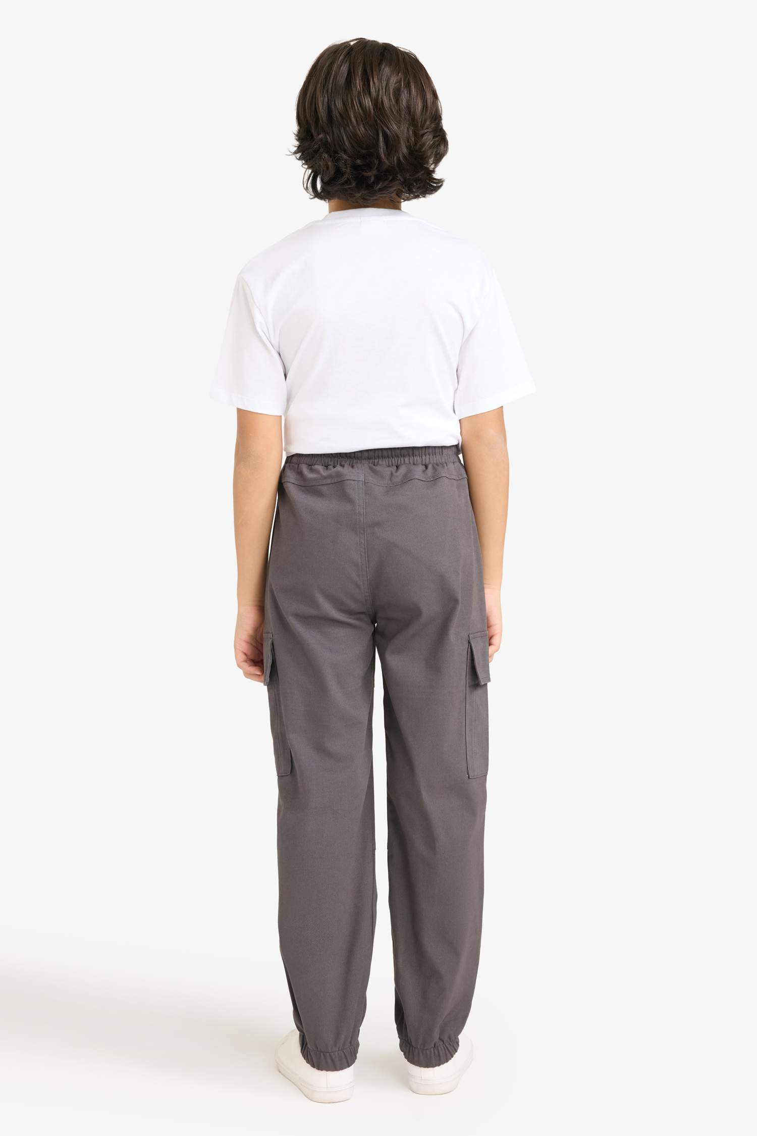 Erkek Çocuk Kargo Jogger Gabardin Pantolon