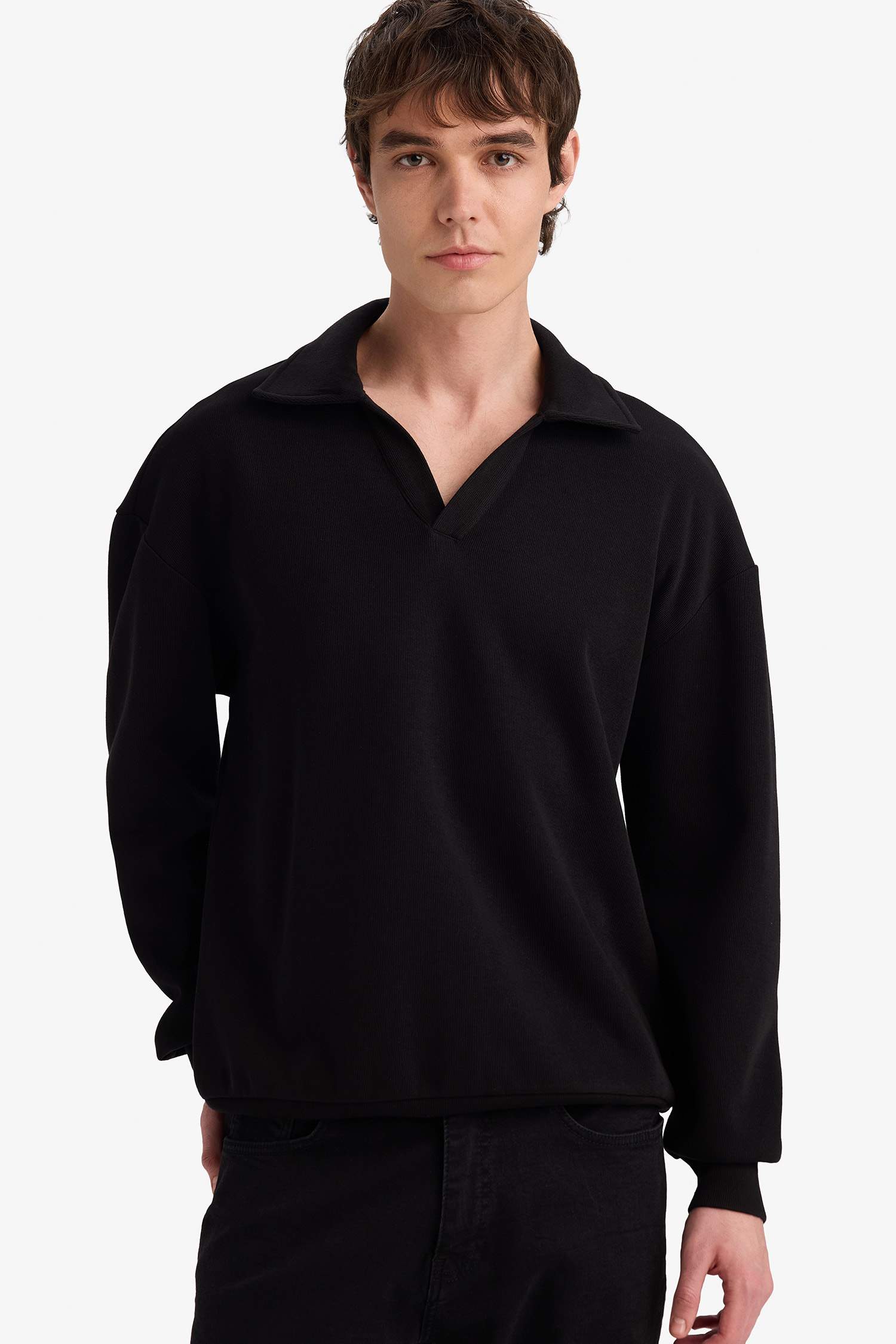 سويت شيرت اوفر سايز بياخة بولو