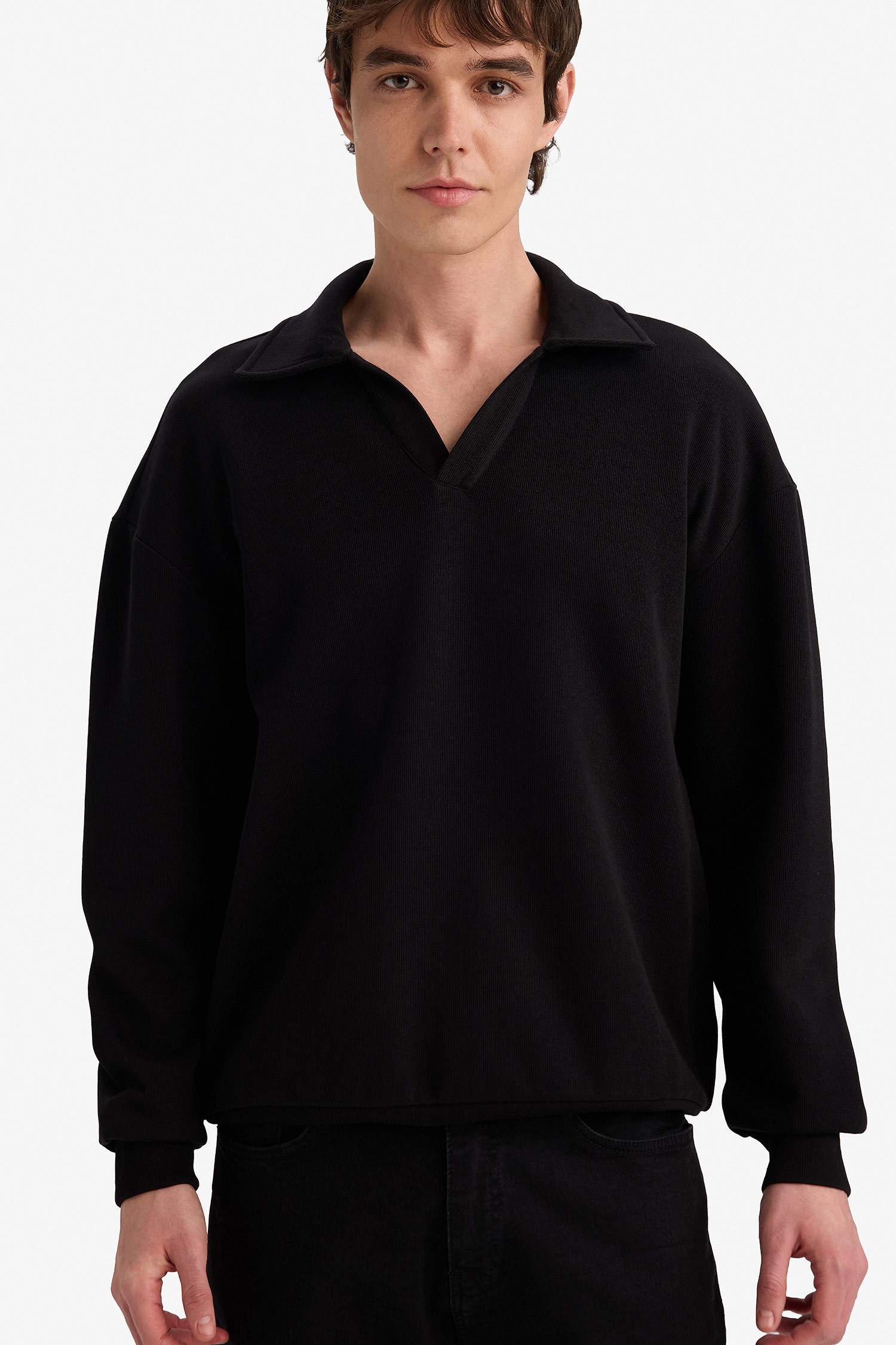 سويت شيرت اوفر سايز بياخة بولو