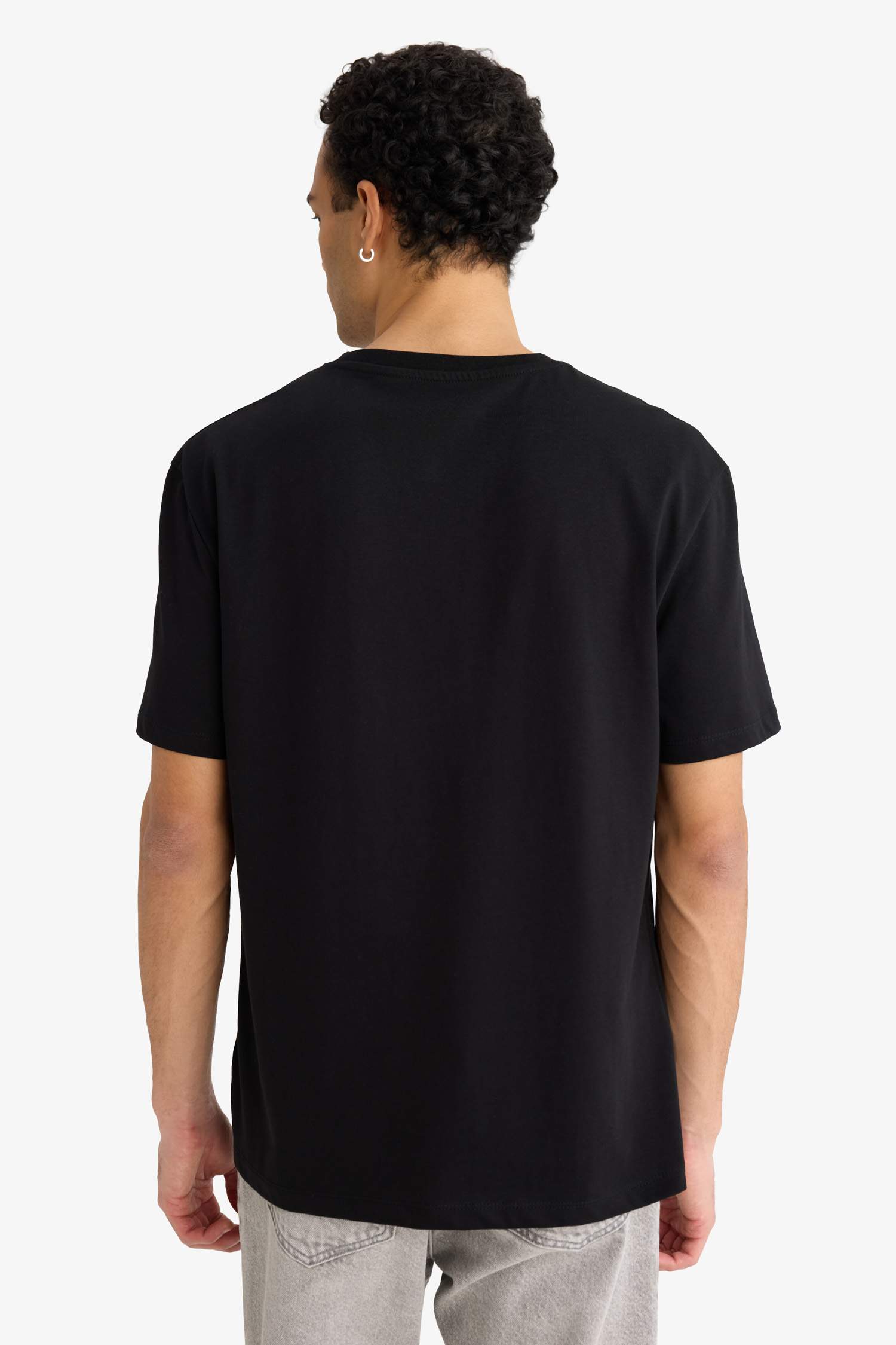 Regular Fit Atatürk Baskılı Kısa Kollu Tişört