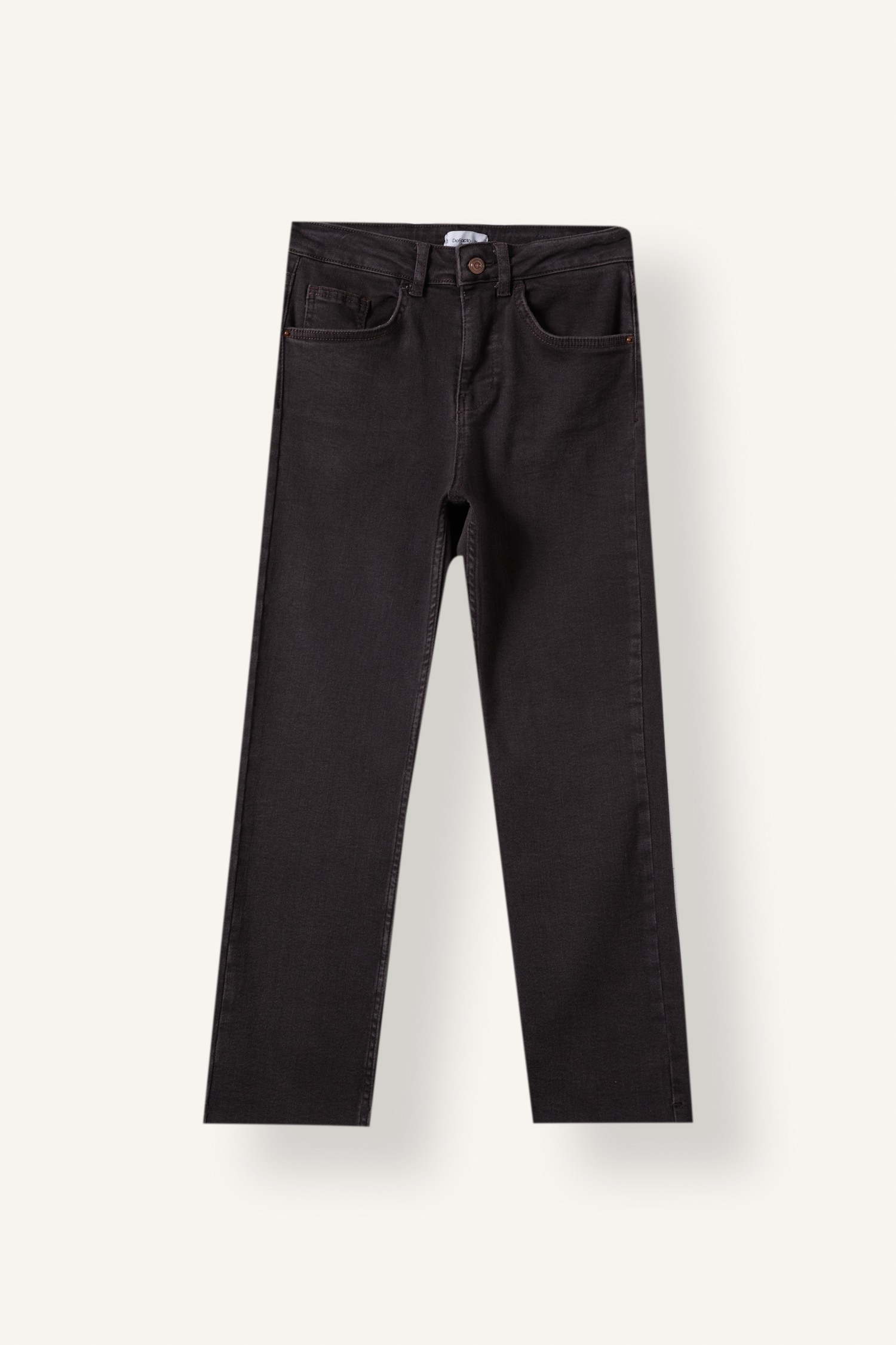 DeFacto Yüksek Bel Crop Flare Fıt Pantolon