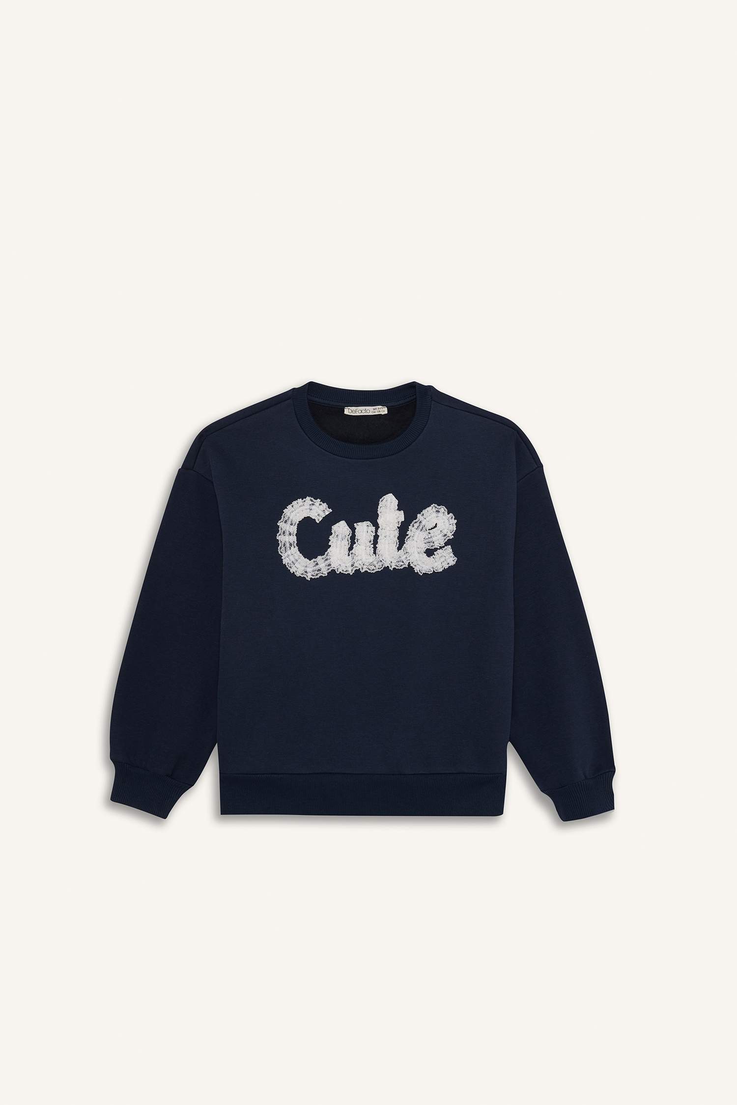 Kız Çocuk 2'li Takım Baskılı Sweatshirt Eşofman Altı