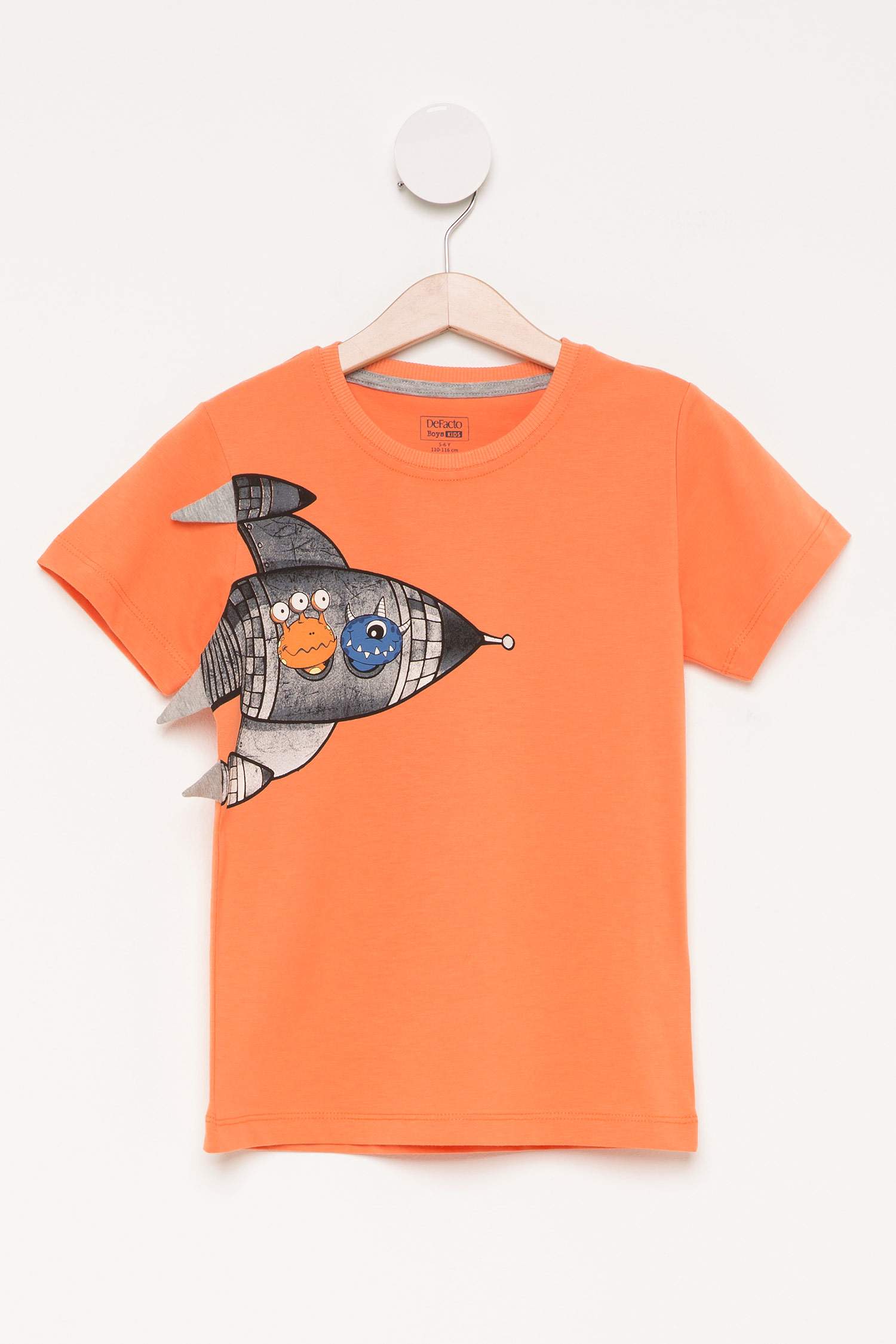 Defacto Baskılı Erkek Çocuk T-shirt. 4