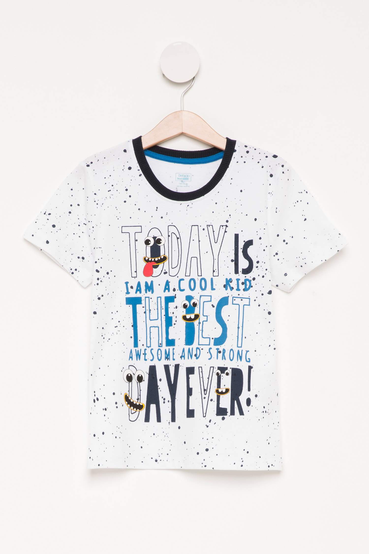 Defacto Baskılı Erkek Çocuk T-shirt. 4