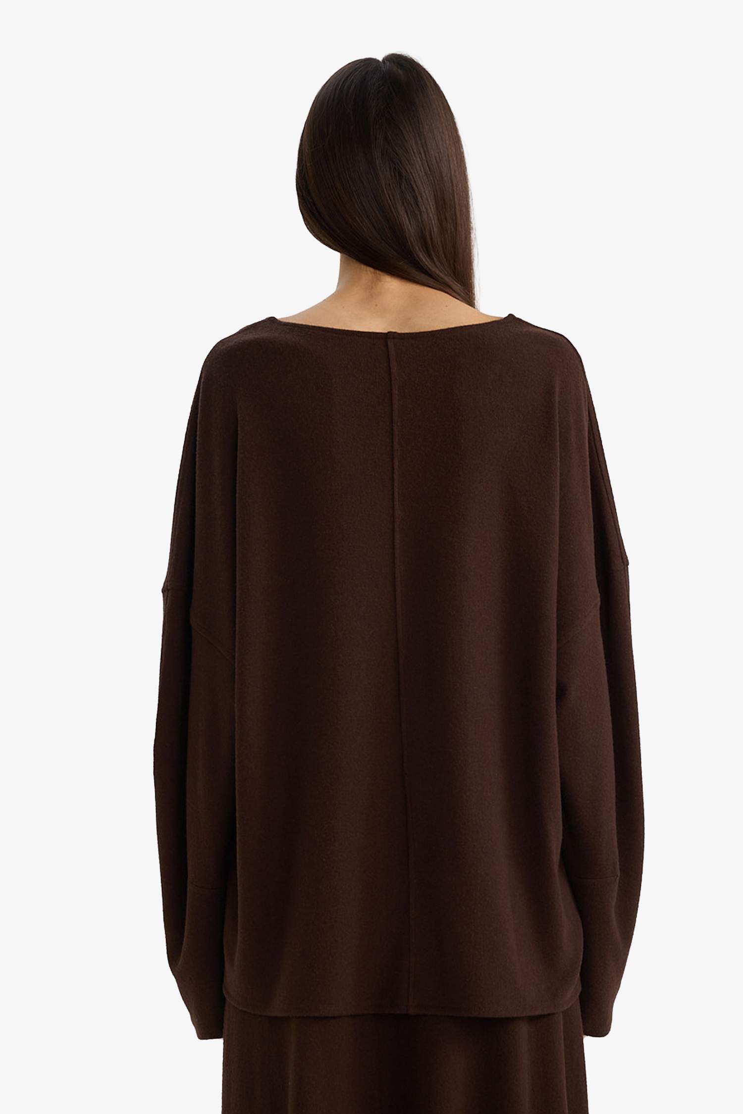 Relax Fit V Yaka Ribana Sweatshirt