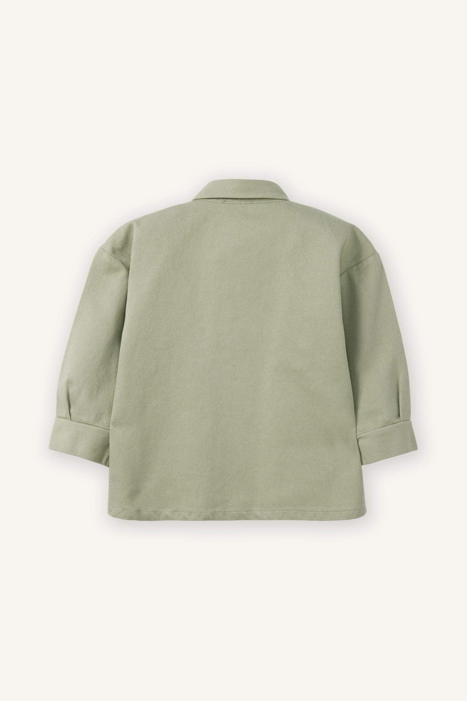 Ұл сәбилерге арналған ұзын жеңді габардин жейде