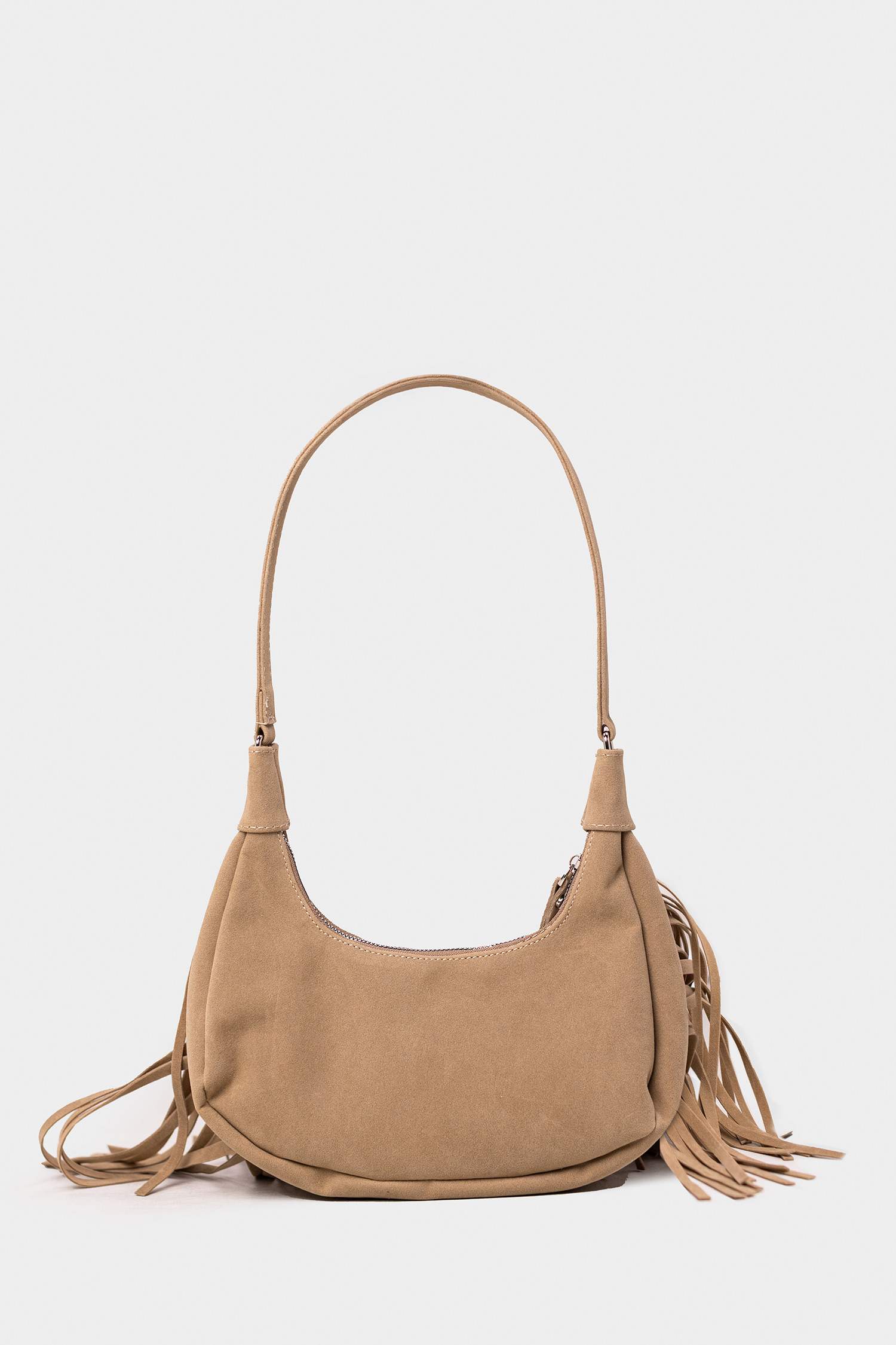 Woman Suede Shoulder Bag