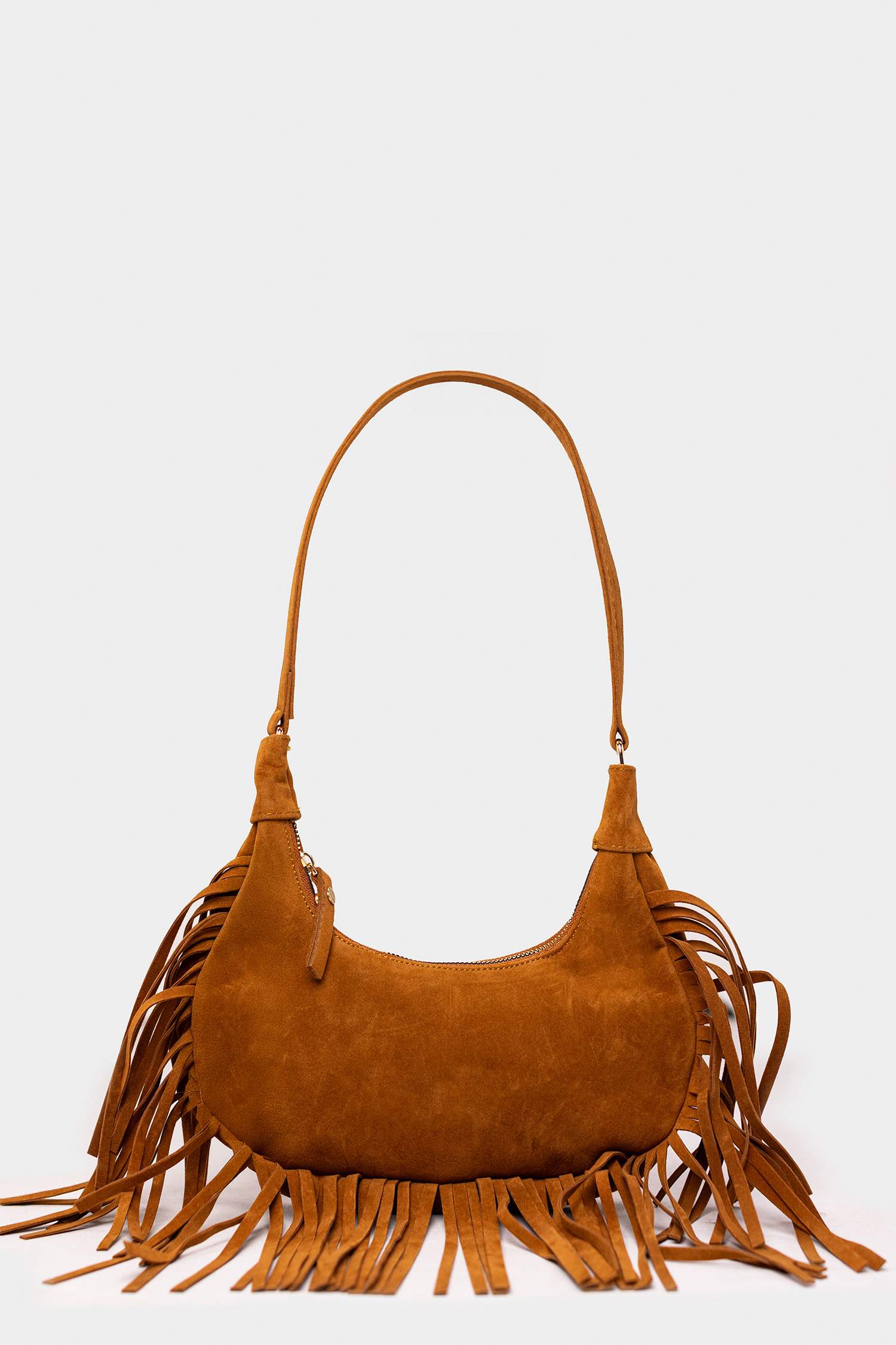 Woman Suede Shoulder Bag