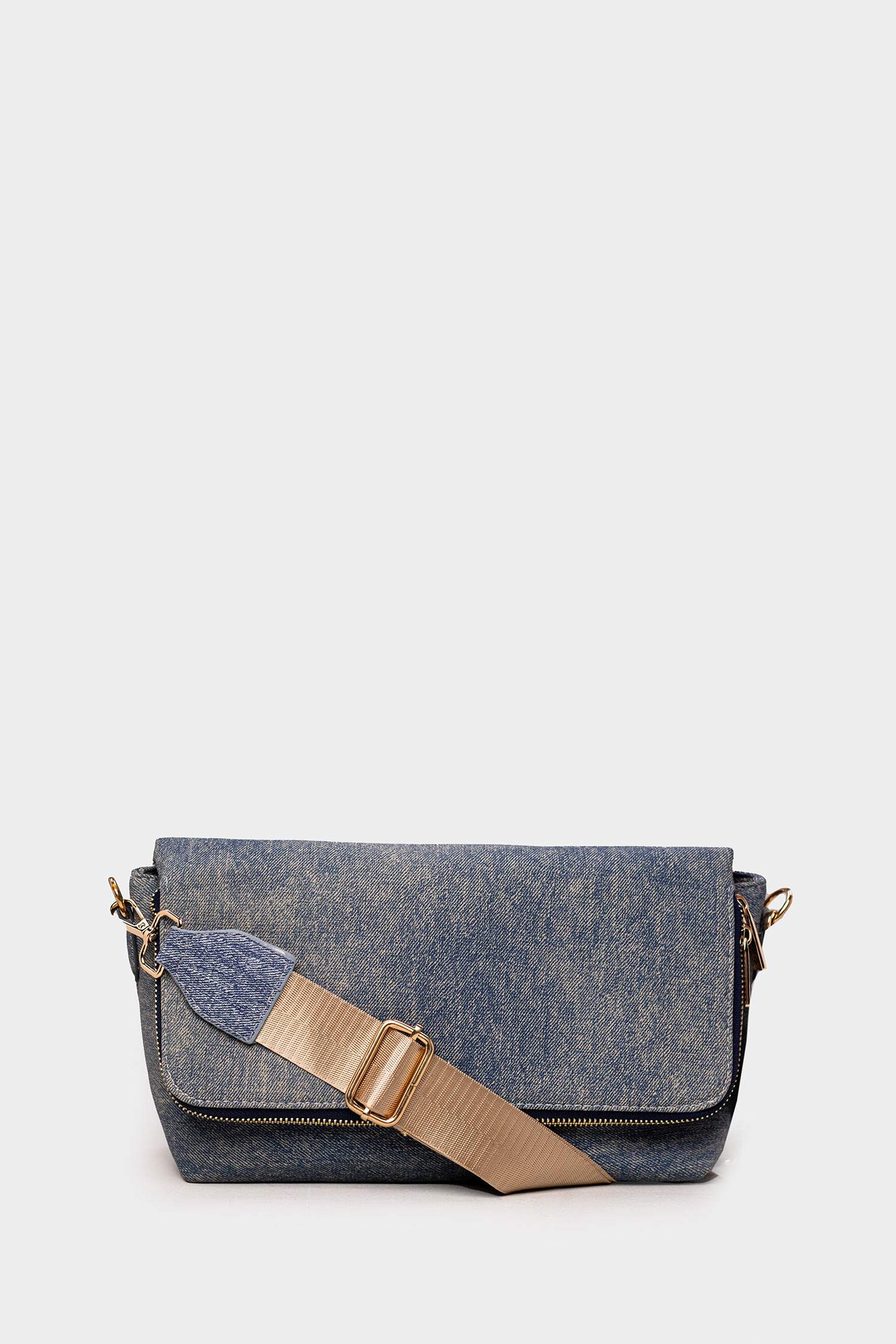Woman Denim Crossbody Bag