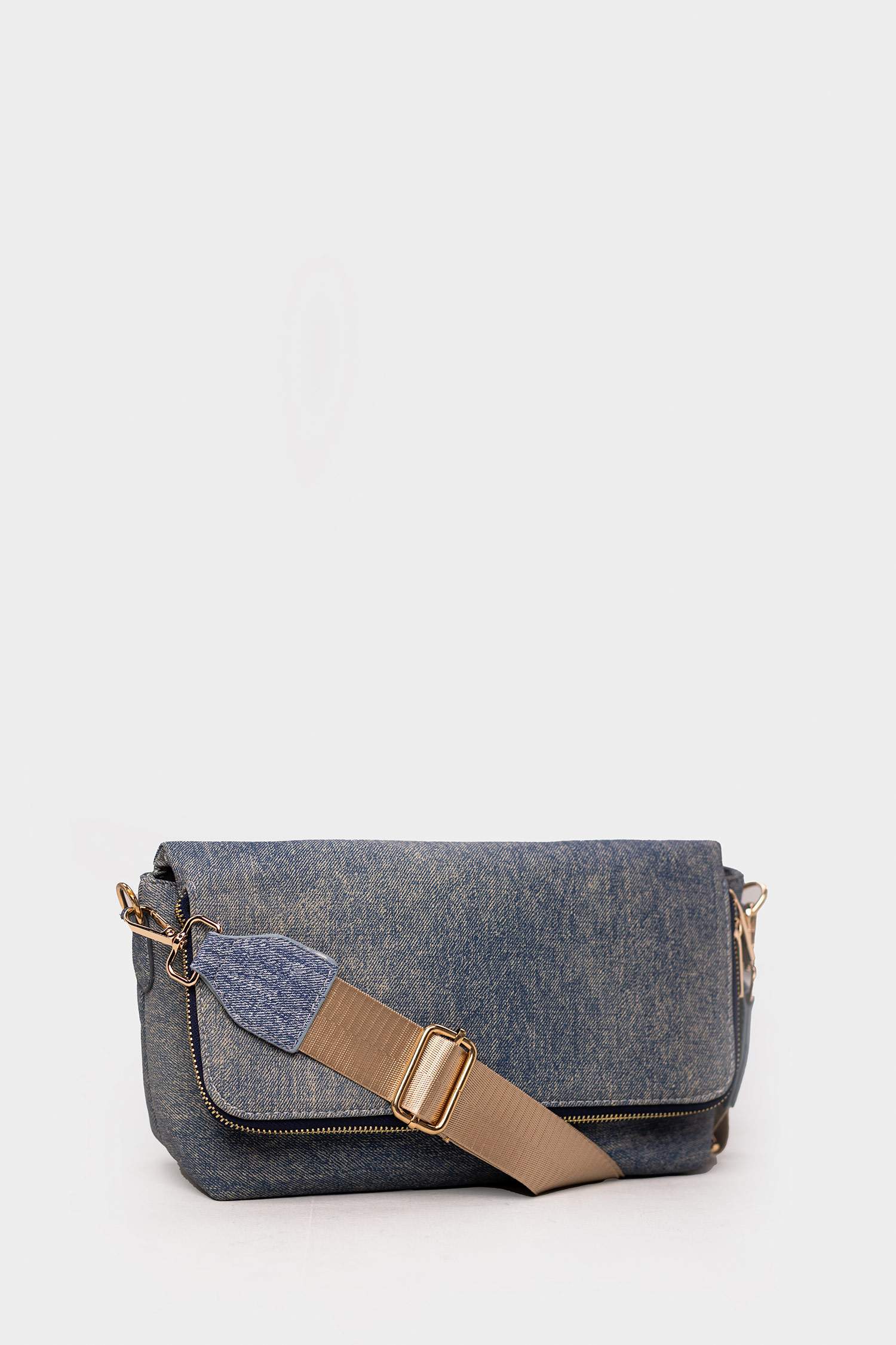 Woman Denim Crossbody Bag
