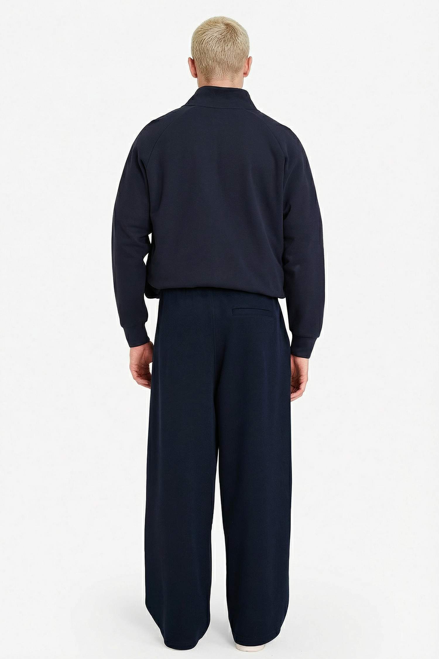 Barrel Fit Beli Bağcıklı Eşofman Altı