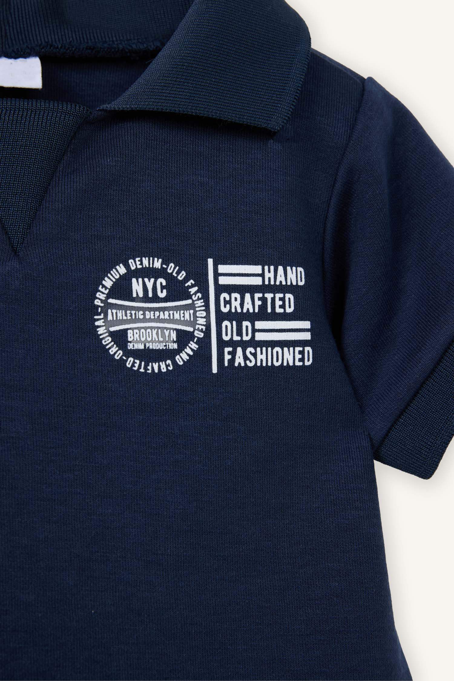 سيت بيبي ولادي بطبعة شعار - قطعتين