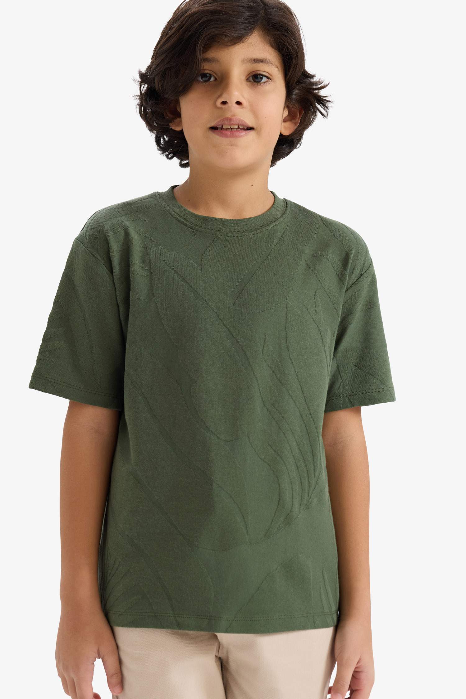 Boy Regular Fit Crew Neck Short Sleeve T-Shirt