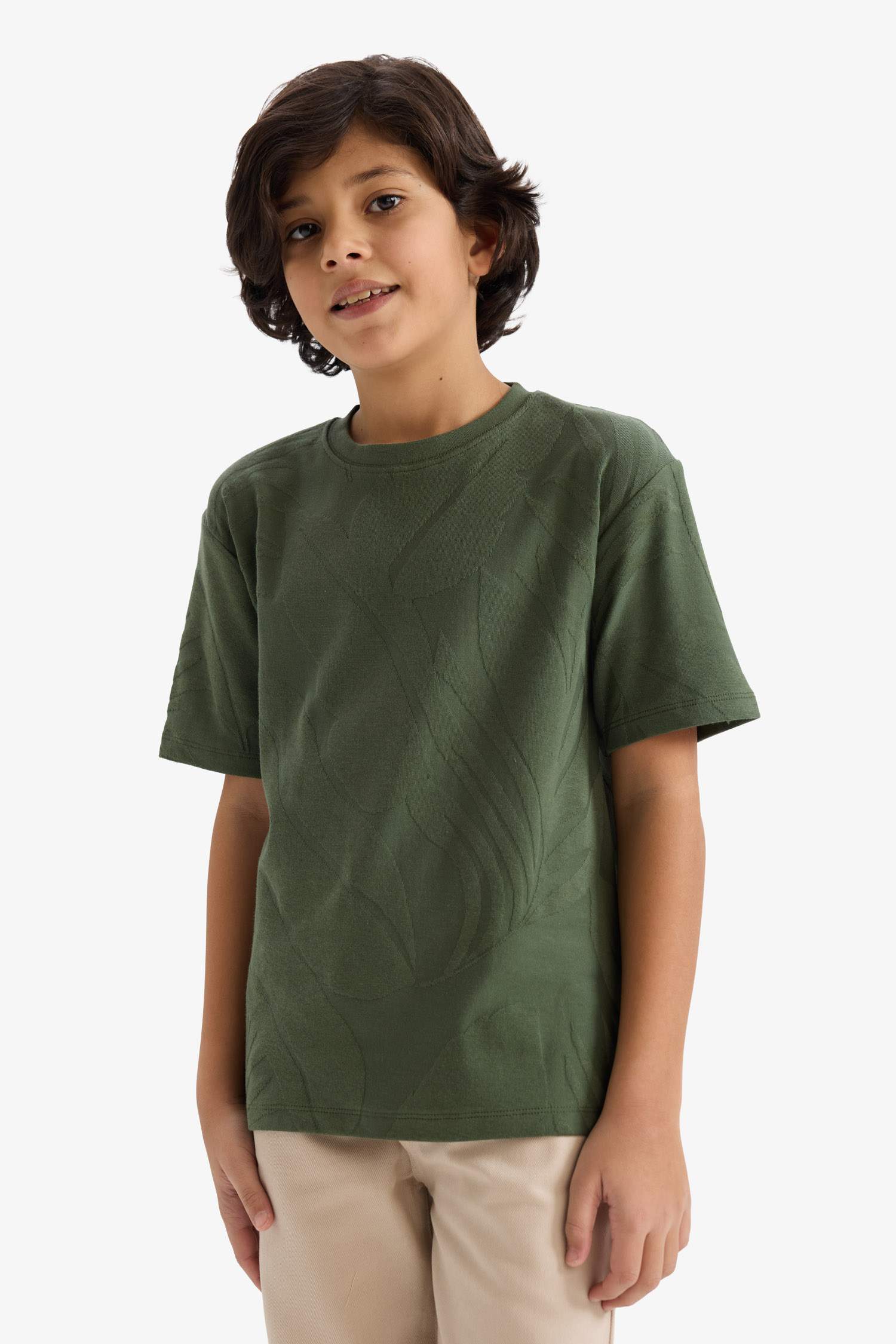Boy Regular Fit Crew Neck Short Sleeve T-Shirt