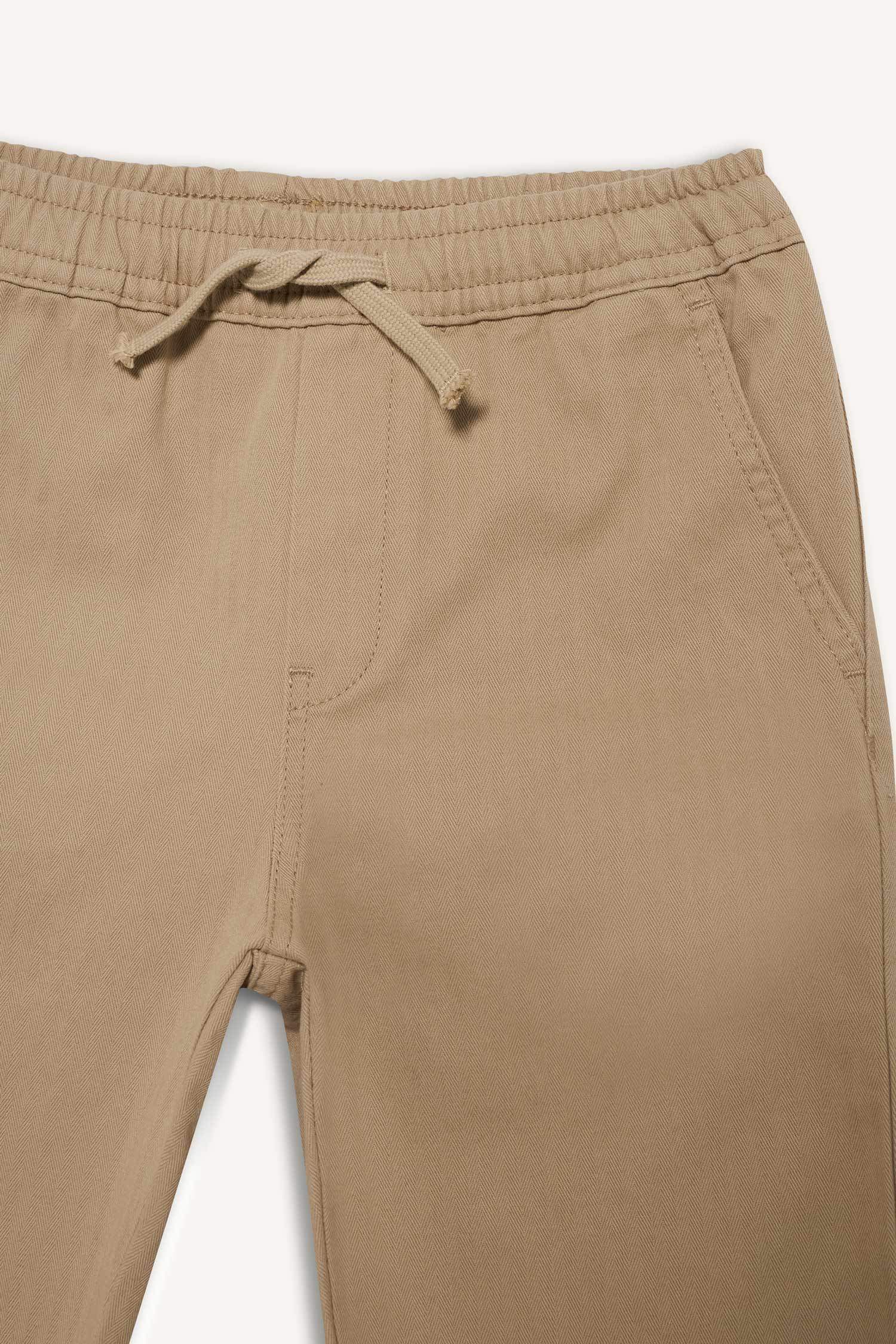 Regular Fıt Düz Paça Gabardin Pantolon Erkek Çocuk