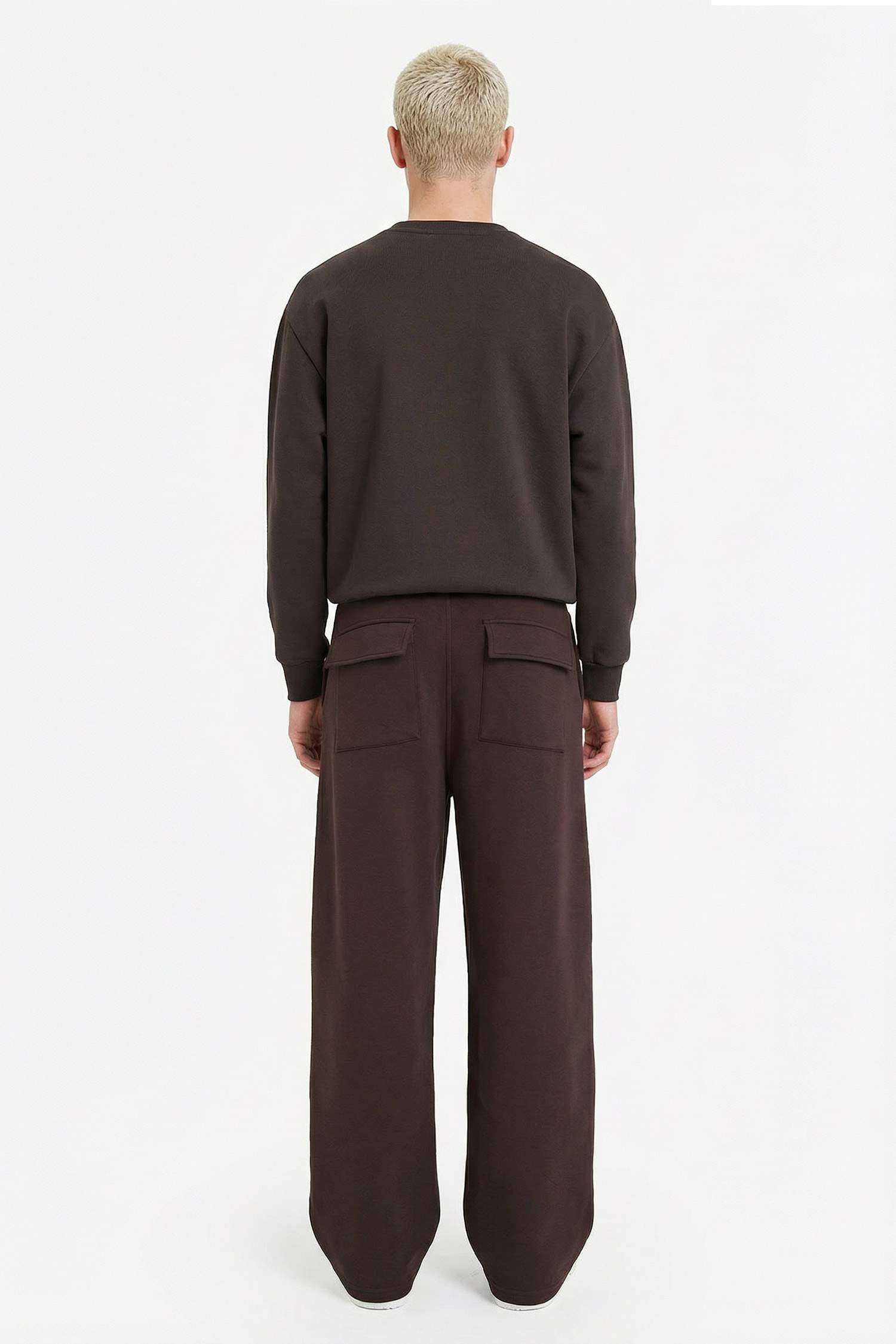 Balloon Fit Düz Paça Pantolon