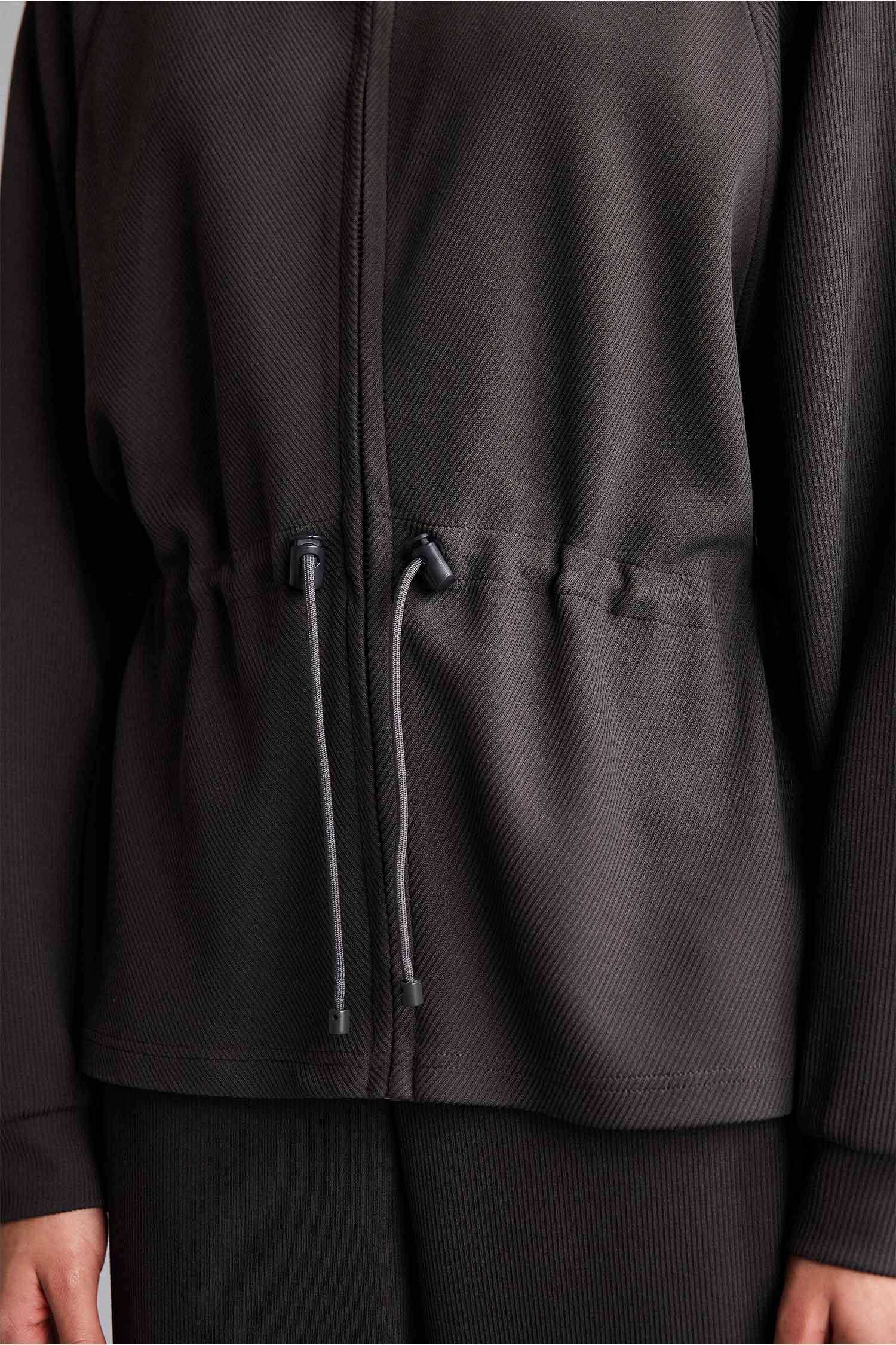 Standard Fit Stand Collar Modal Cardigan