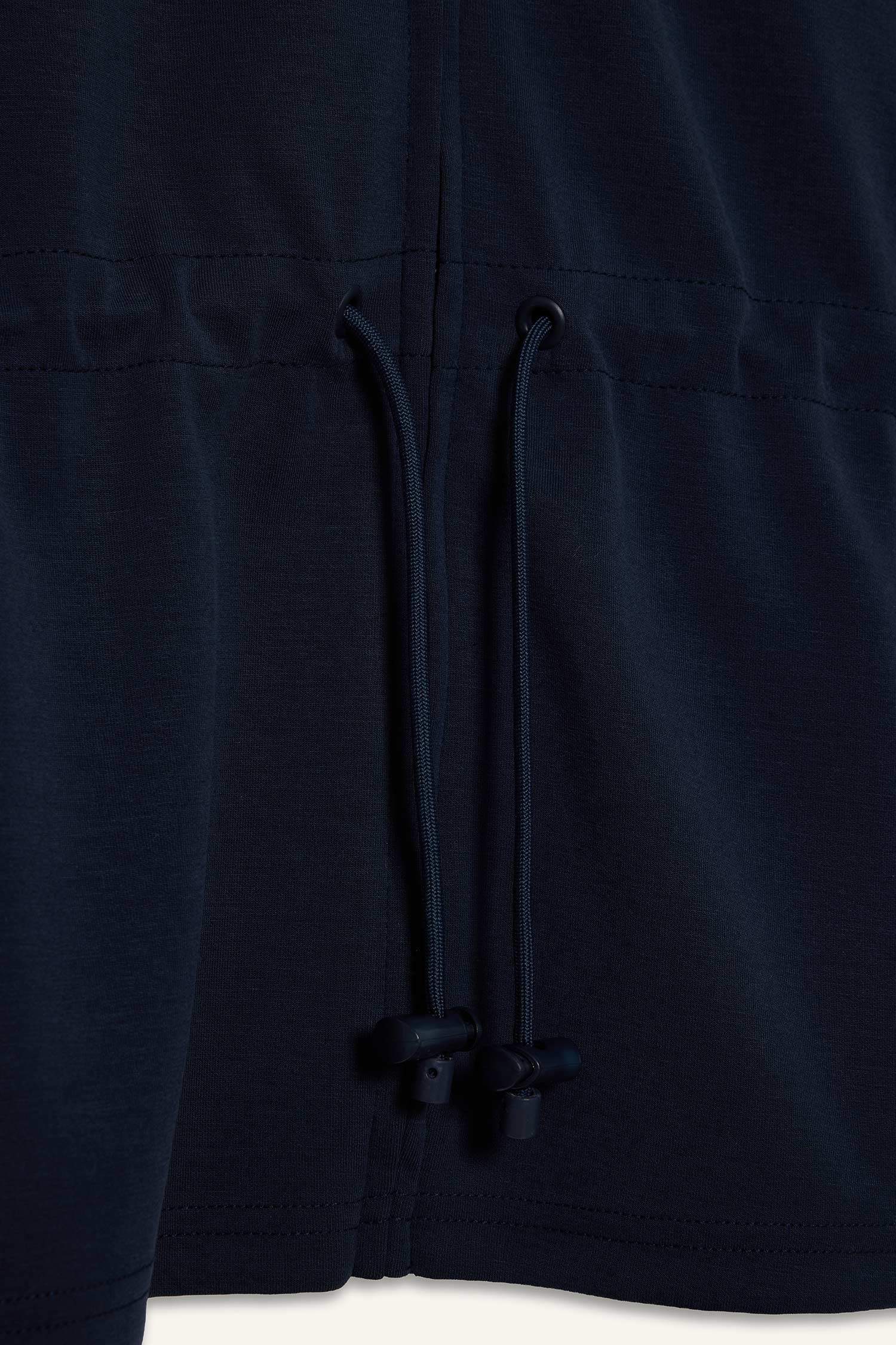 Standart Fit Dik Yaka Fermuarlı Modal Hırka