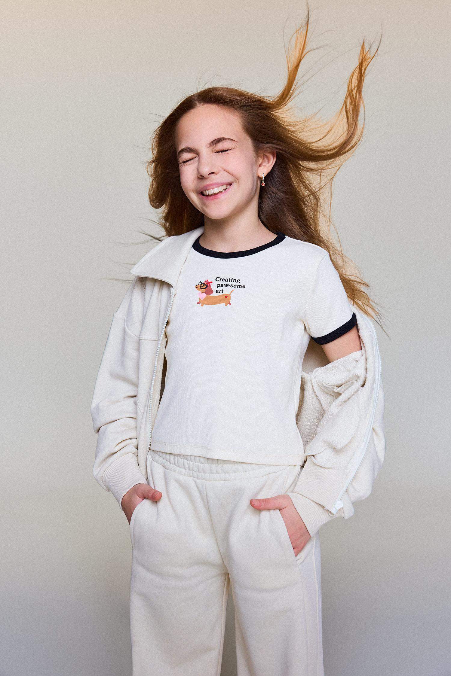 Қыздарға арналған найзағайлы свитшот