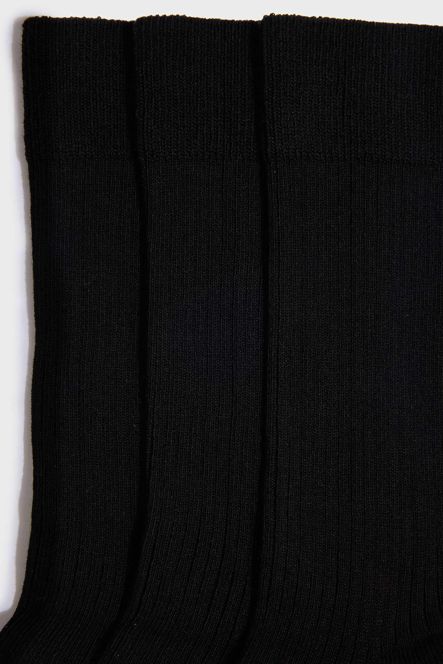 Erkek 3'lü Pamuklu Uzun Çorap