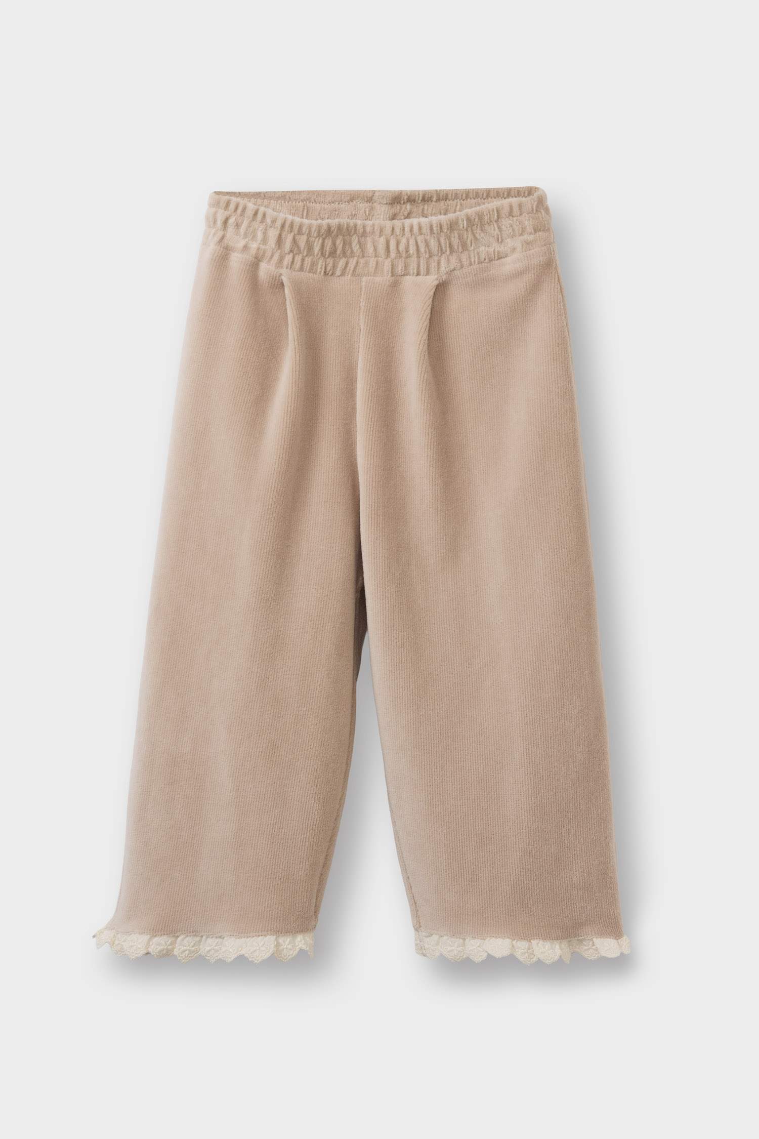 بنطرون مخمل مضلع