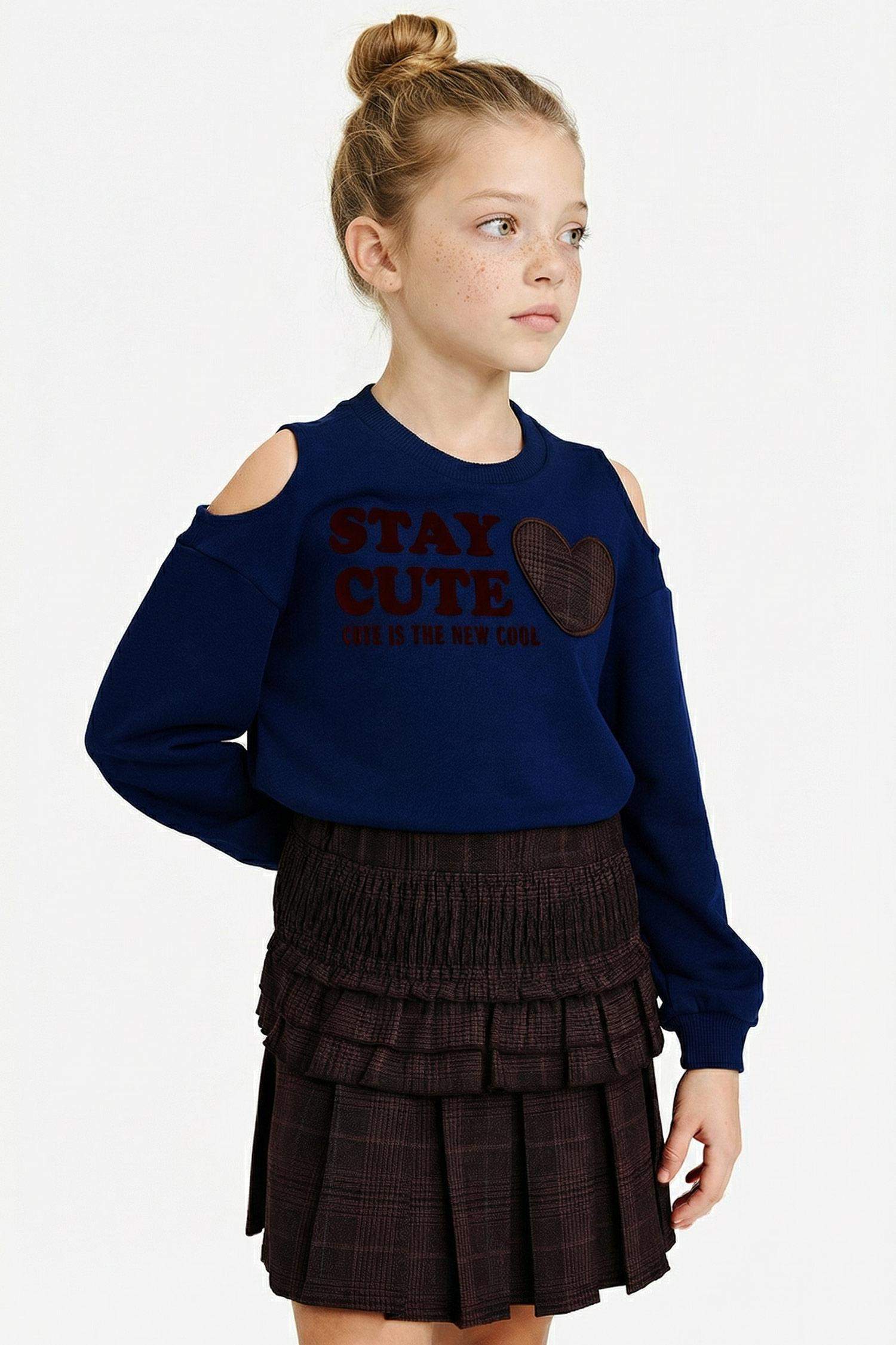 Kız Çocuk Pileli Etek