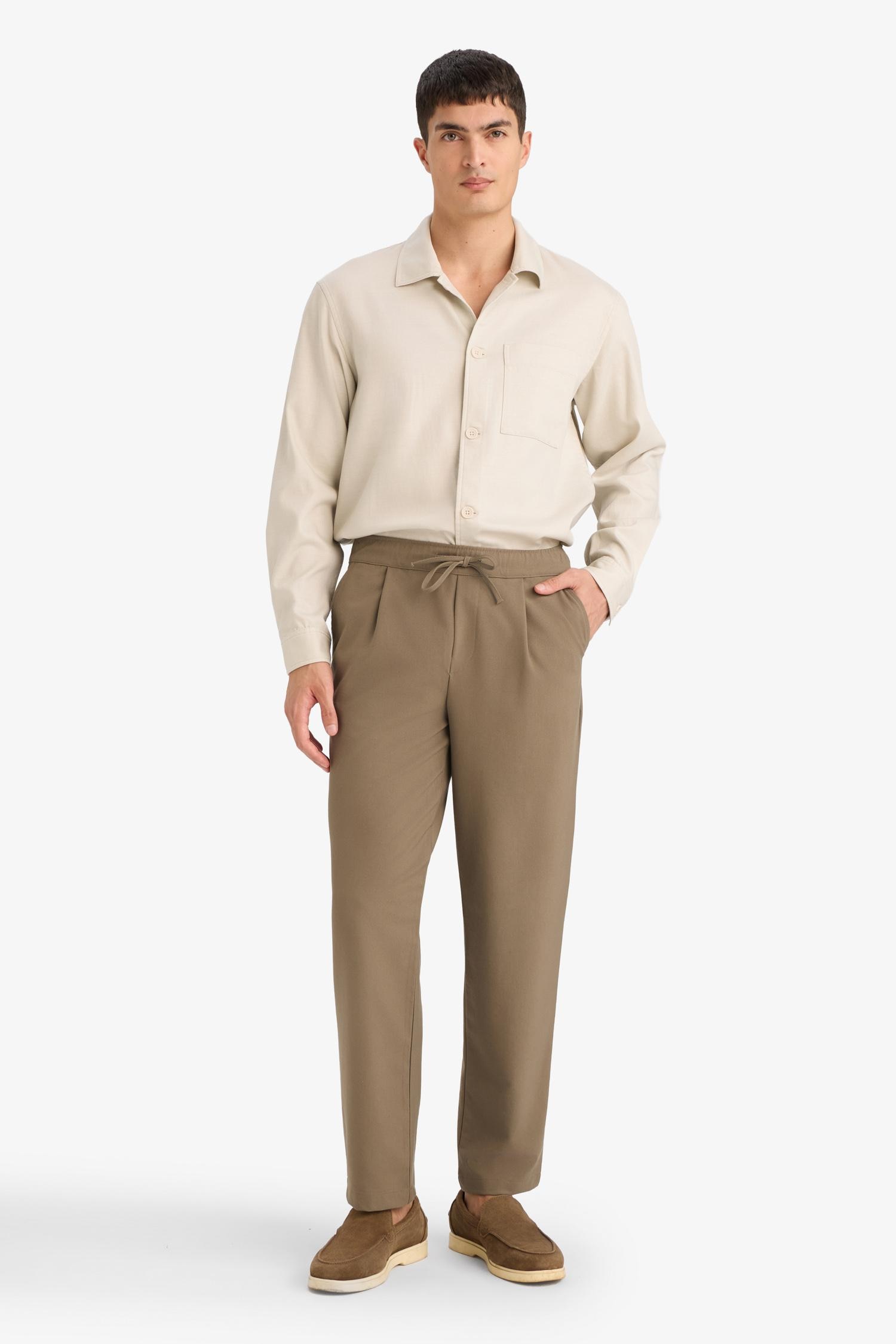 DeFacto Regular Fit Düz Paça Pantolon