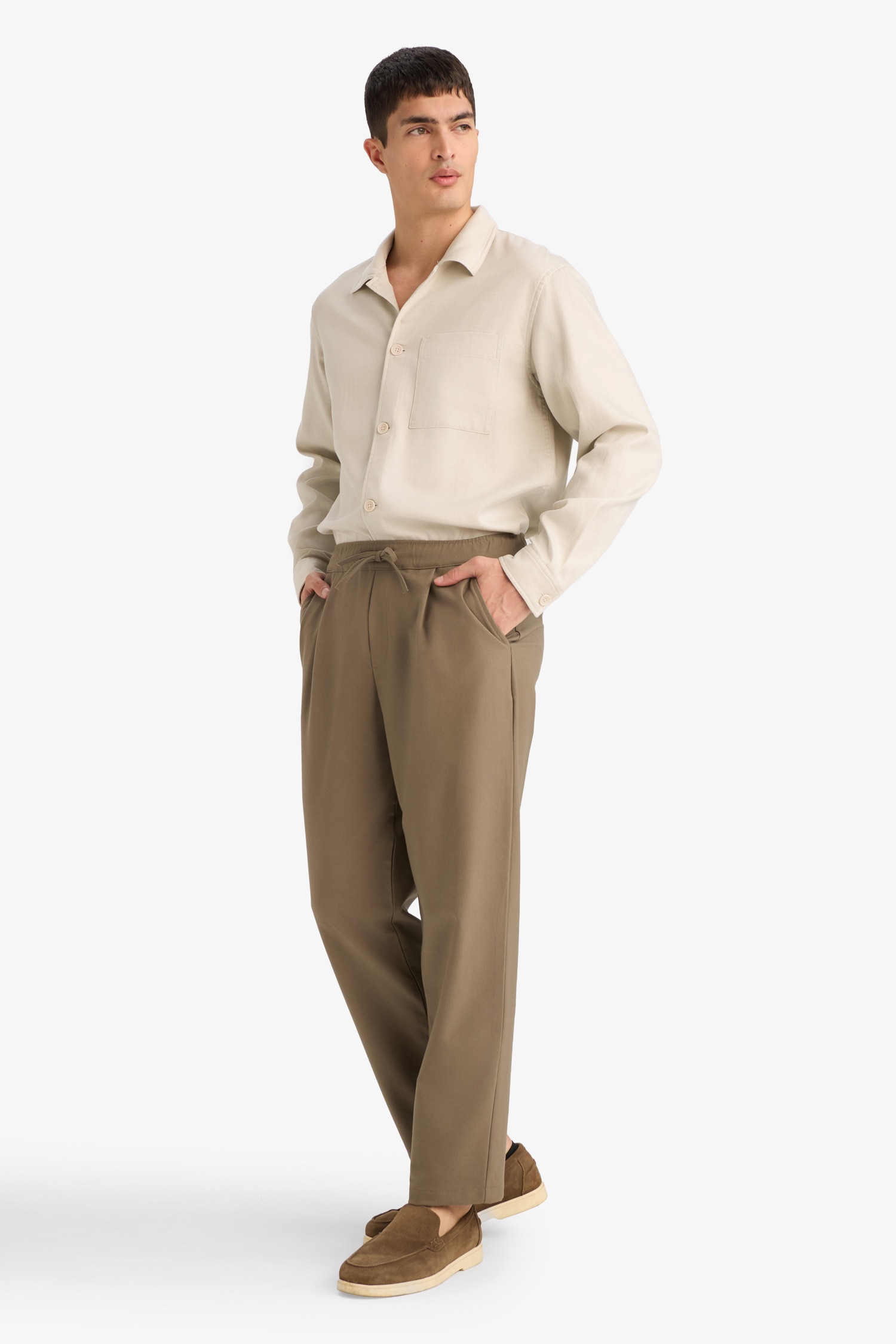 DeFacto Regular Fit Düz Paça Pantolon görsel 2