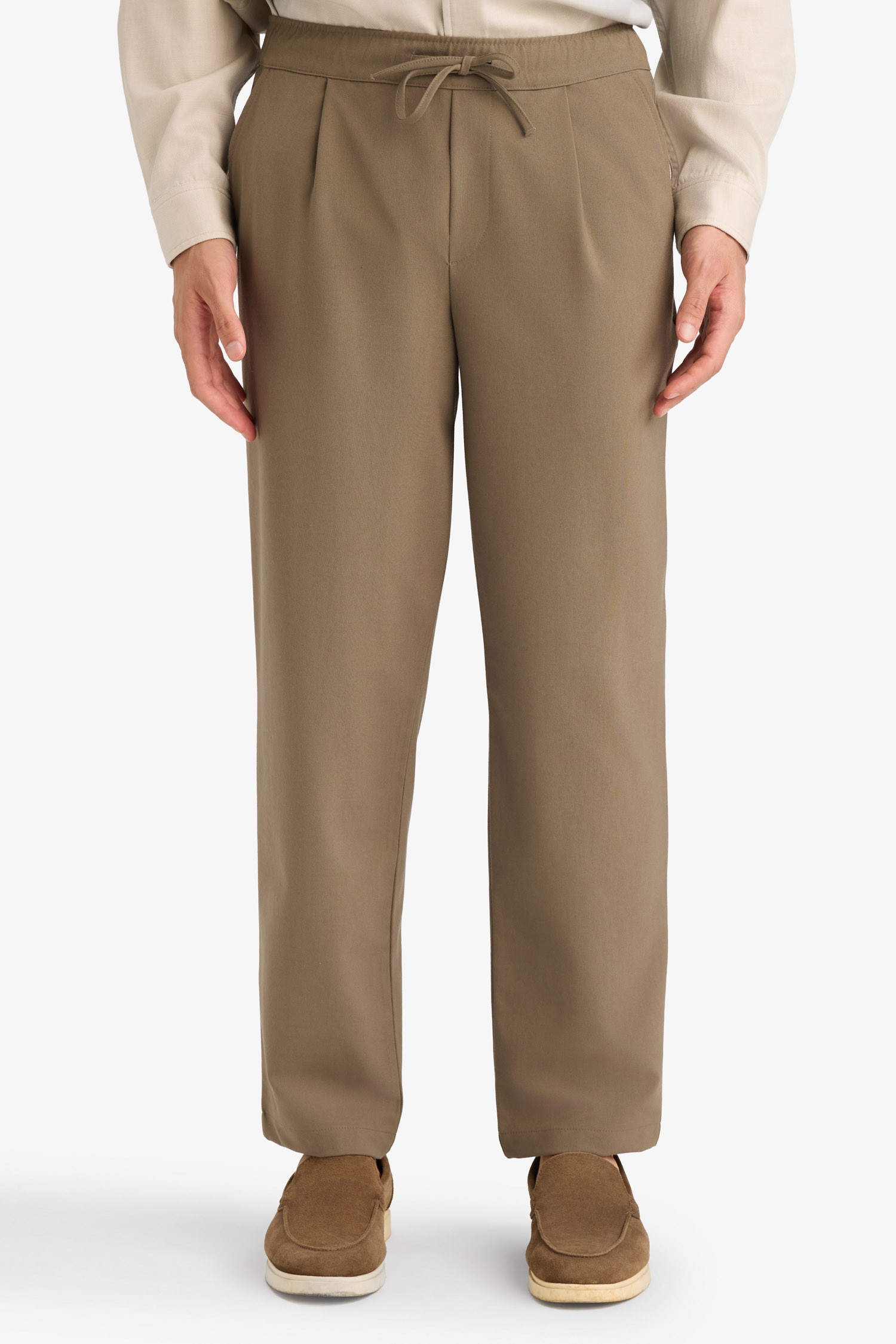 DeFacto Regular Fit Düz Paça Pantolon görsel 3