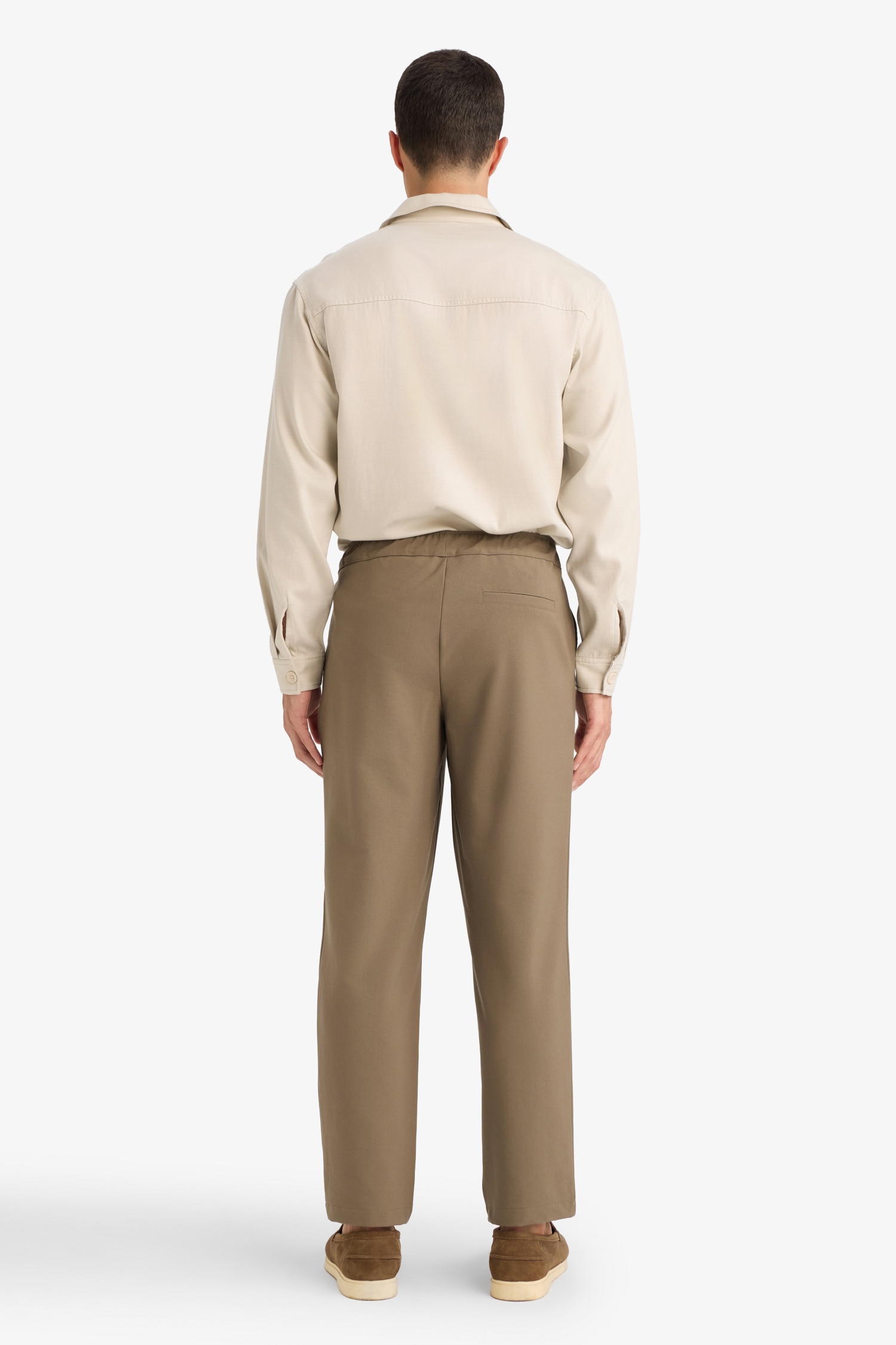 DeFacto Regular Fit Düz Paça Pantolon görsel 5