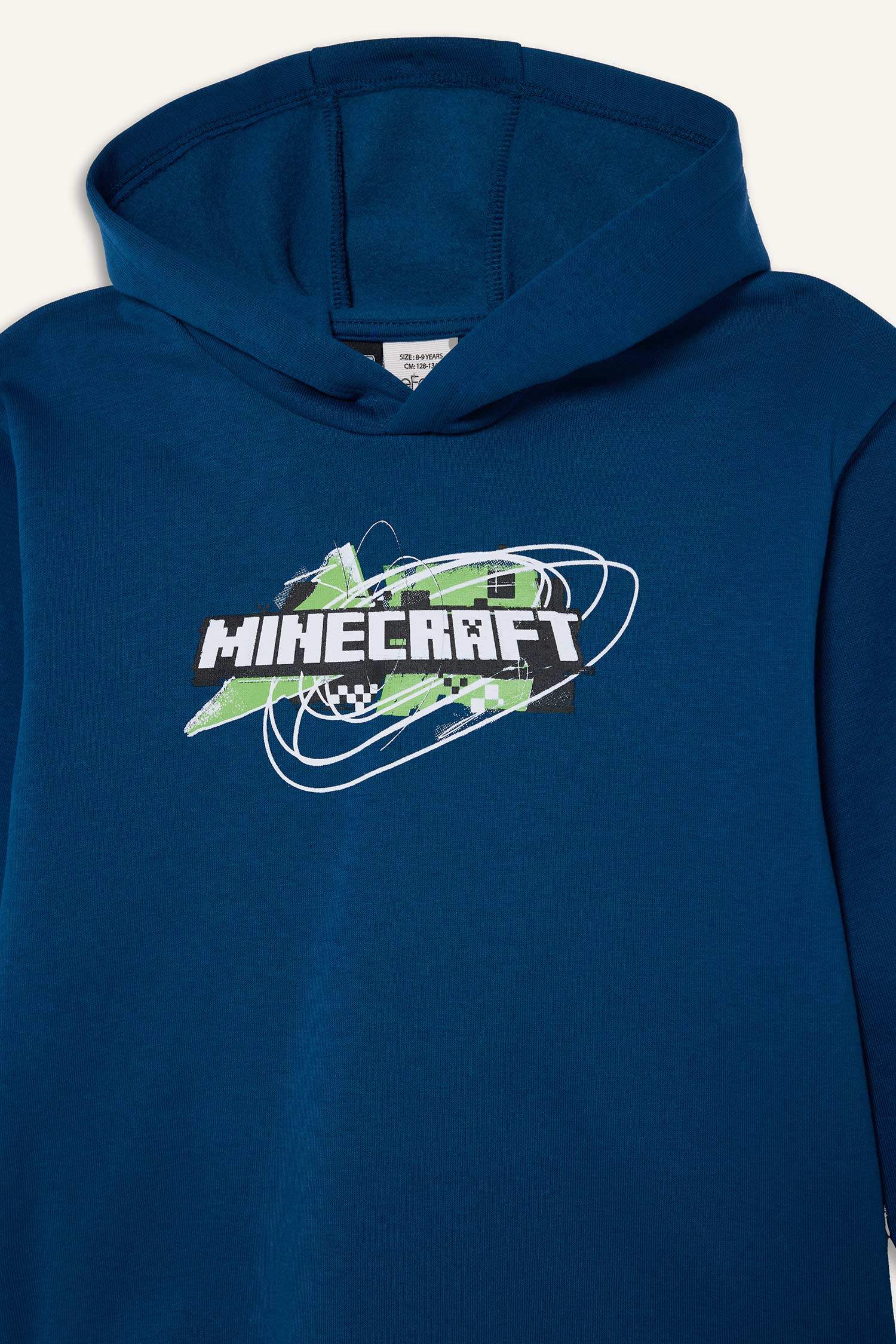 Erkek Çocuk Minecraft Kapüşonlu Sweatshirt
