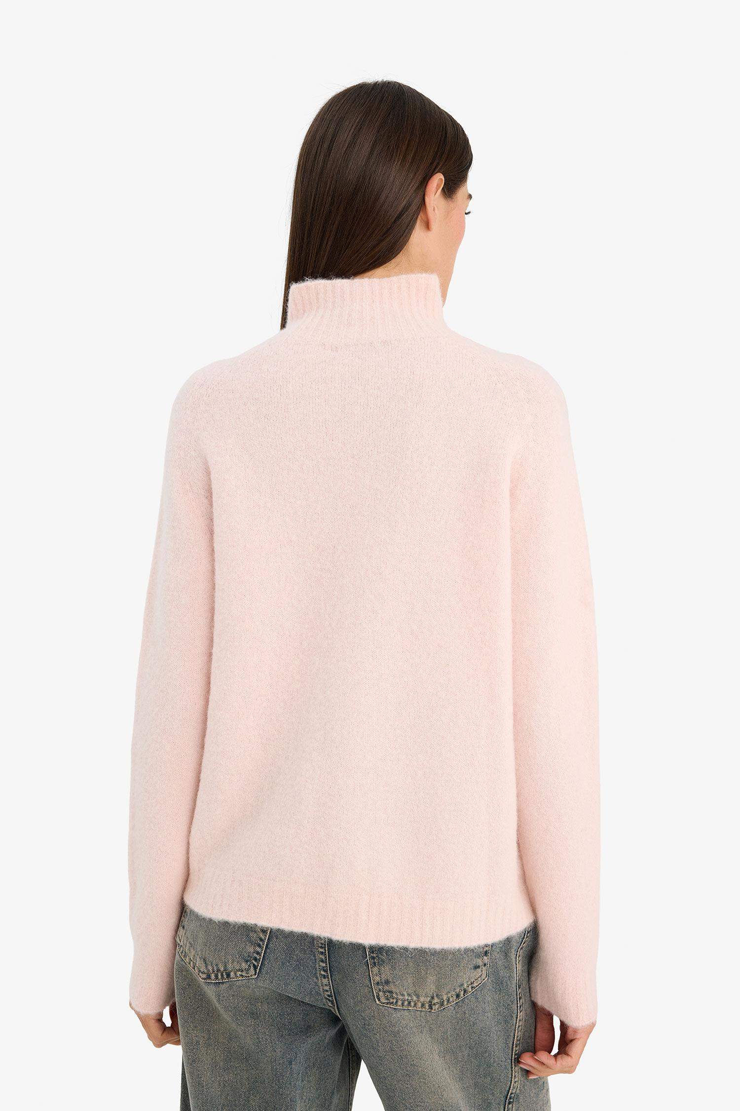 Yumuşak Dokulu Yün ve Alpaka Yünü Triko Kazak