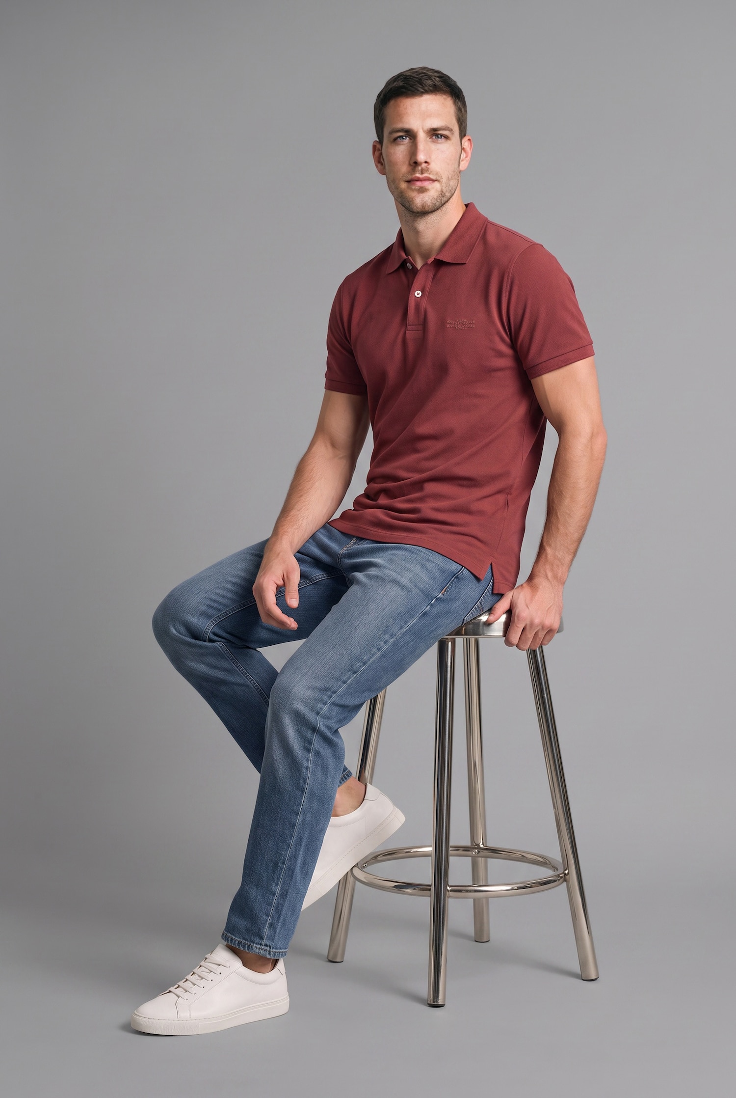 DeFacto Regular Fit Logolu Pike Basic Polo Tişört görsel 6