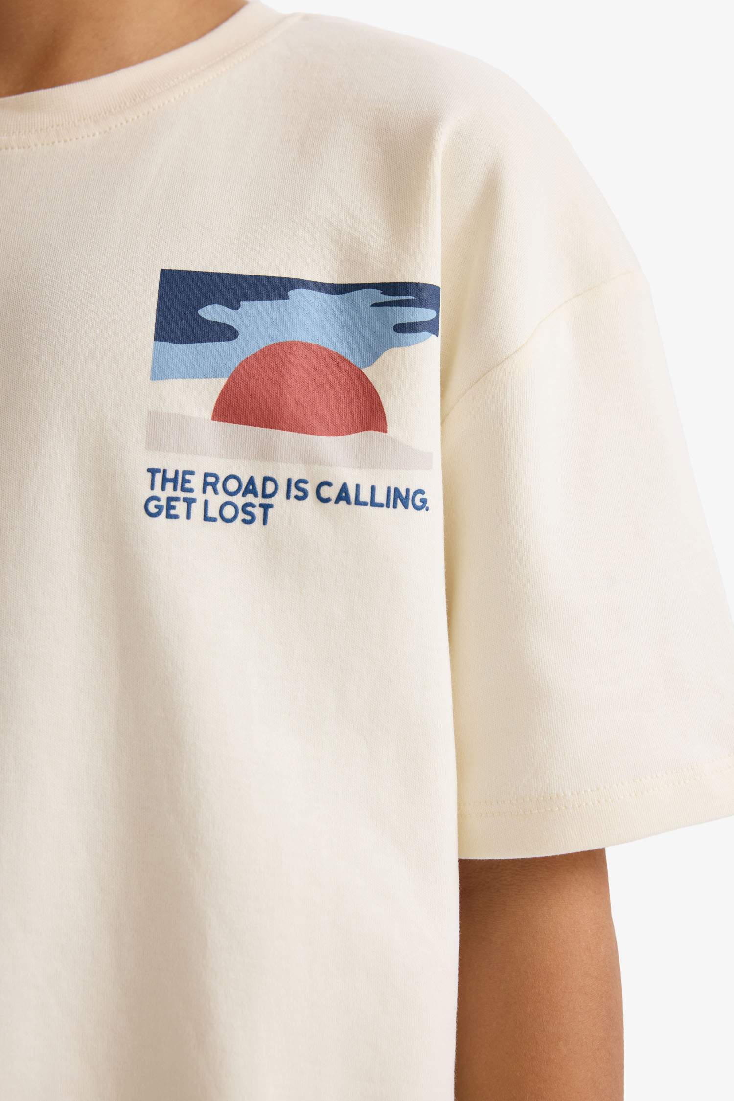 Erkek Çocuk Oversize Baskılı Tişört