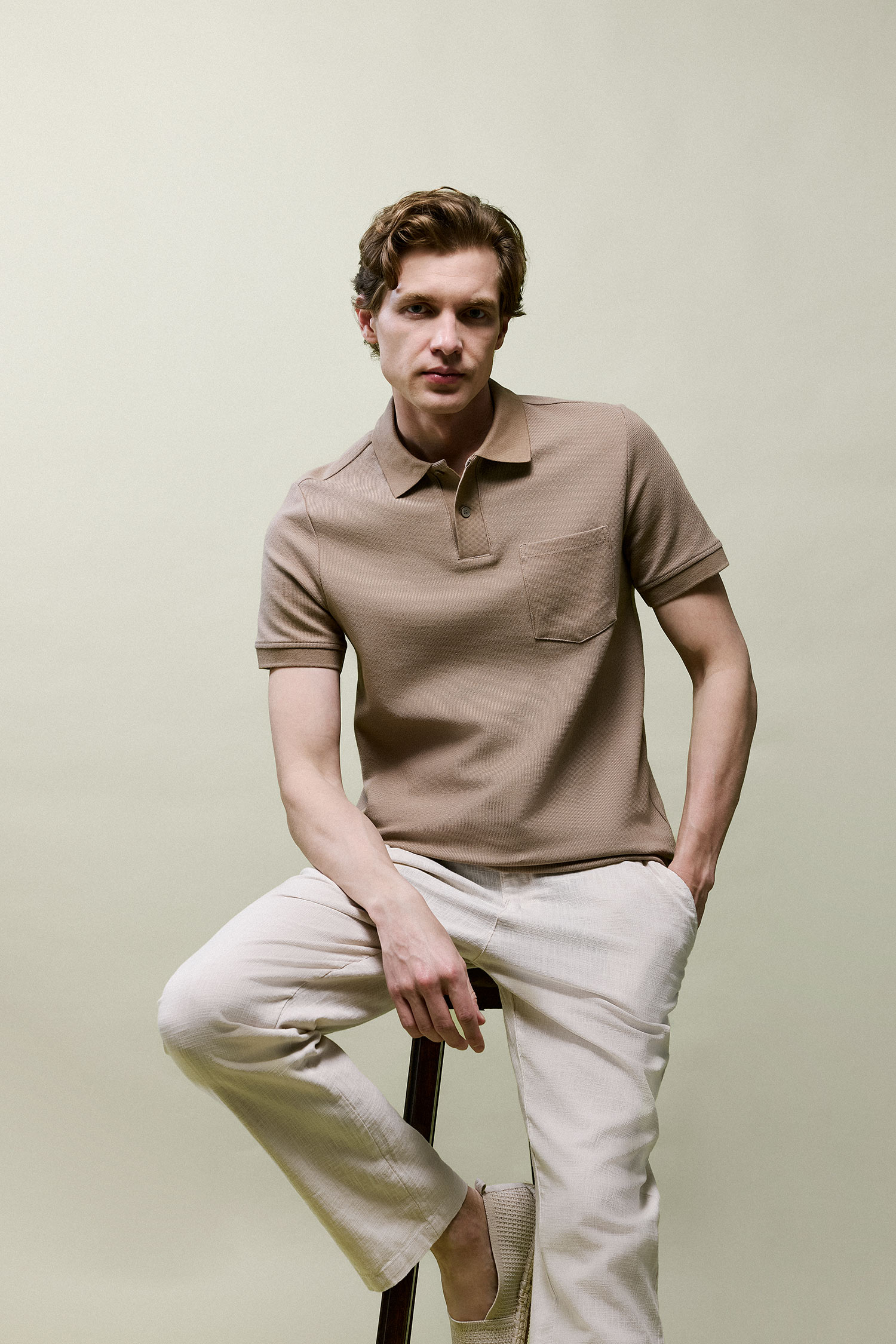 DeFacto Pamuklu Regular Fit Polo Tişört görsel 3