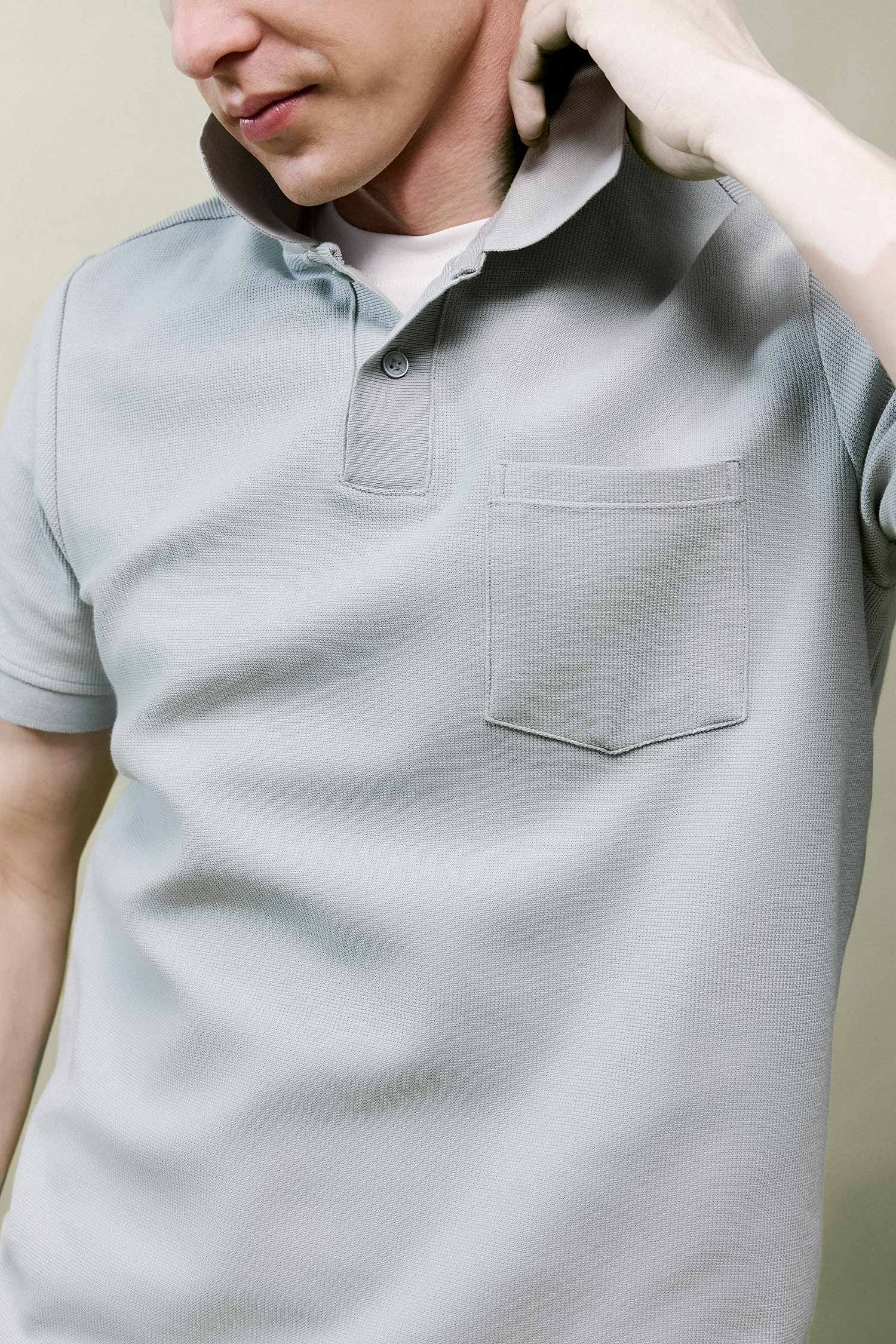 DeFacto Pamuklu Regular Fit Polo Tişört görsel 5