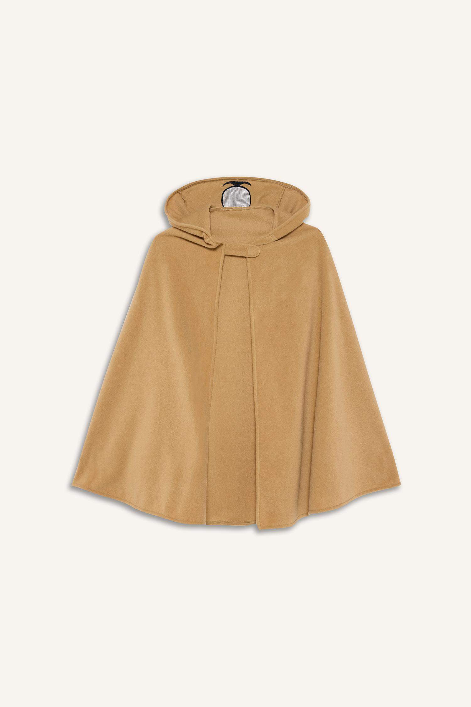 Boy Hooded Fleece Cape Costume